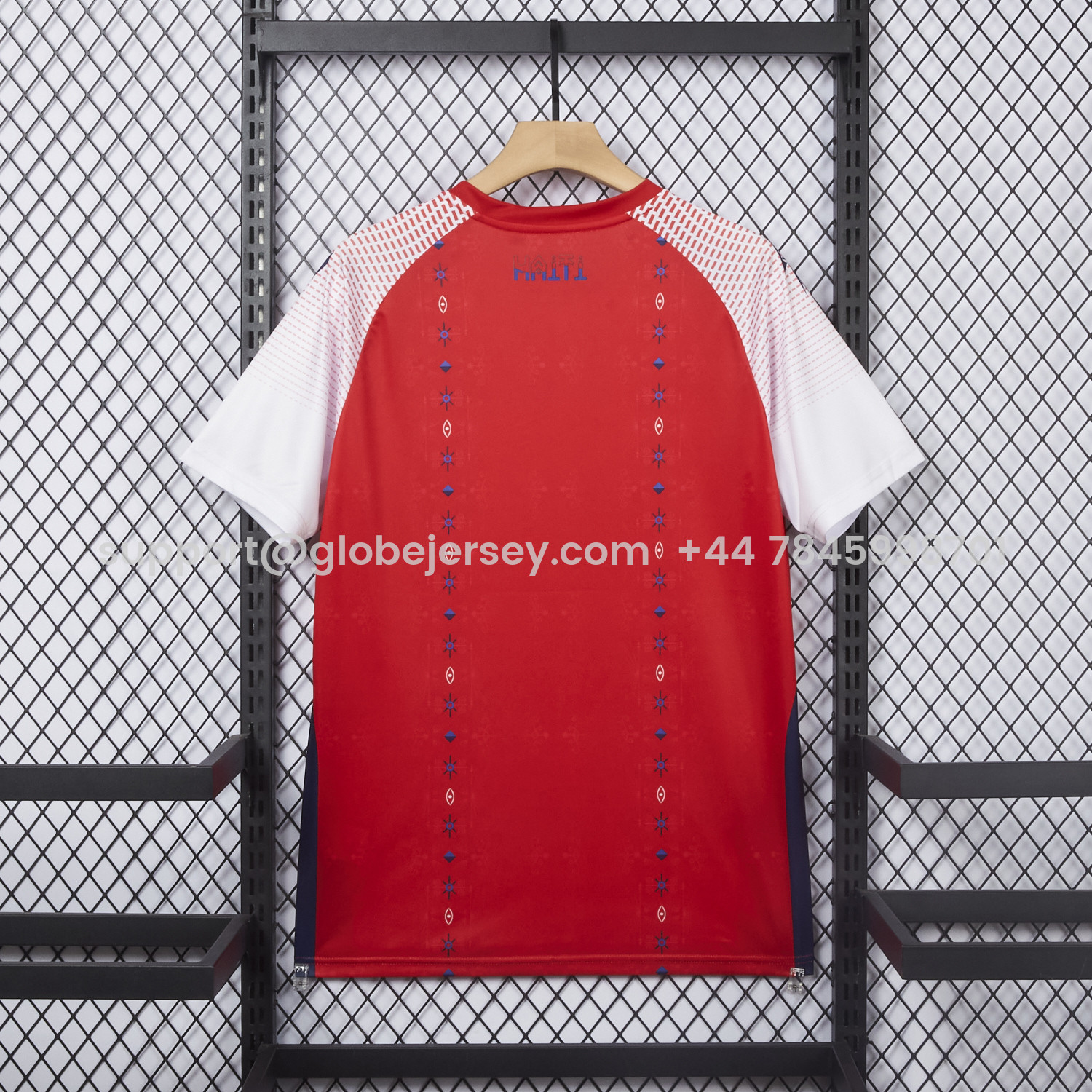 GlobeJersey-Haiti 2026 Third Red Jersey - Fans Version
