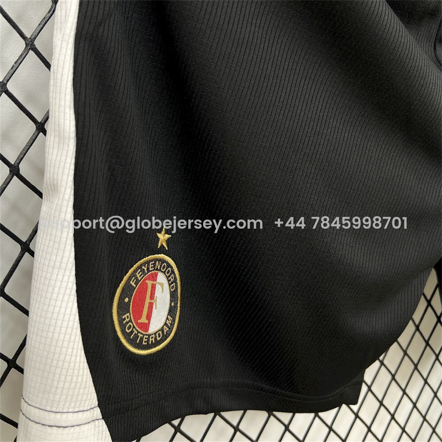 GlobeJersey-Feyenoord 25-26 Home Black Shorts - Fans Version