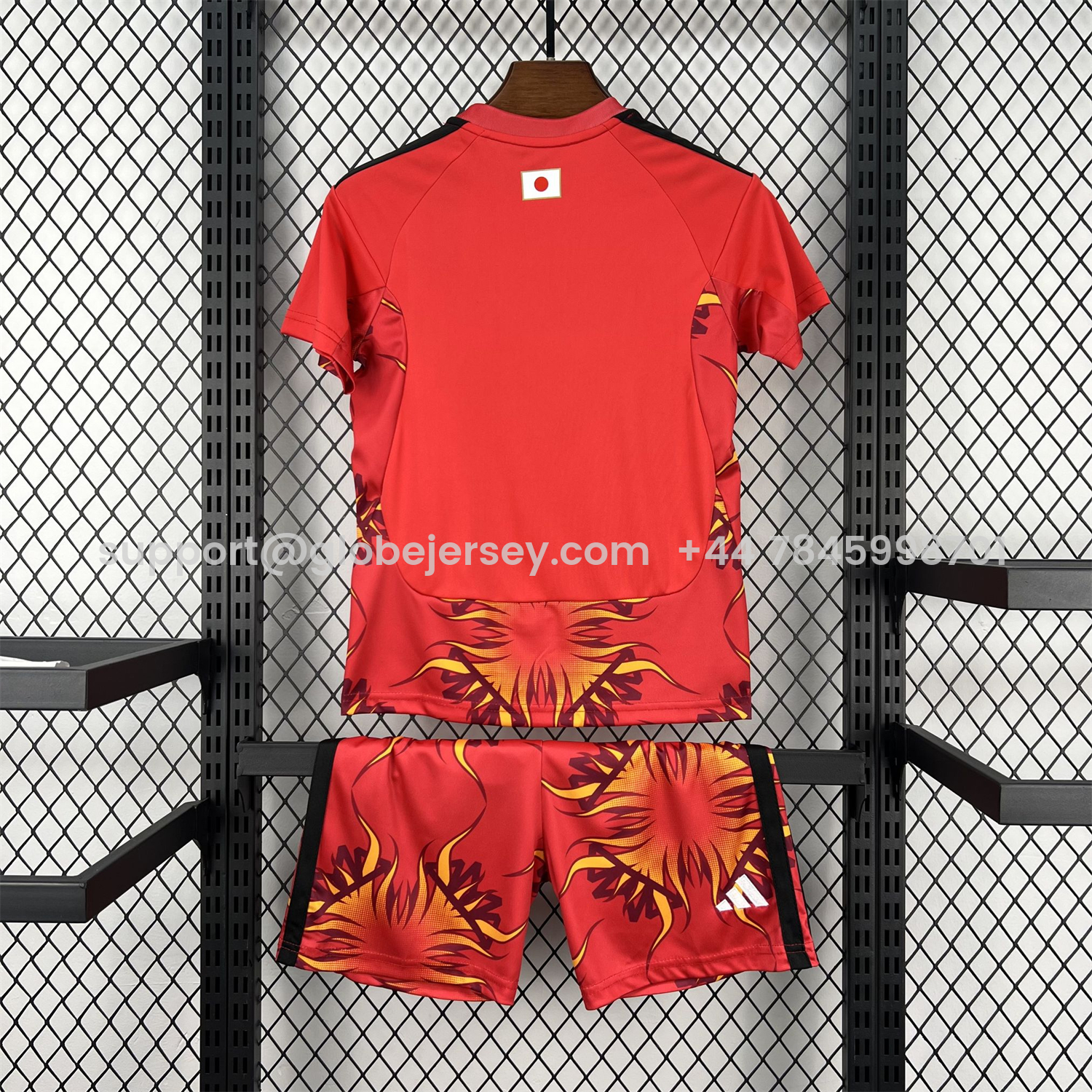 GlobeJersey-Japan 2026 Red Goalkeeper Kids Kit