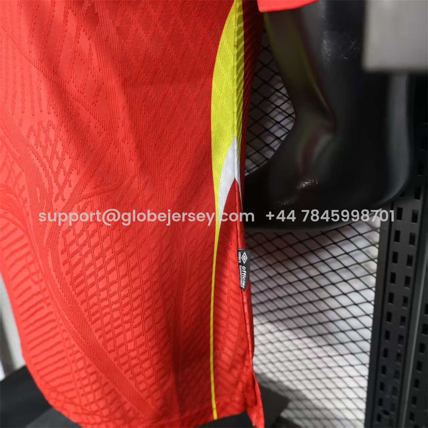 GlobeJersey-Congo 2026 Third Red Jersey - Player Version