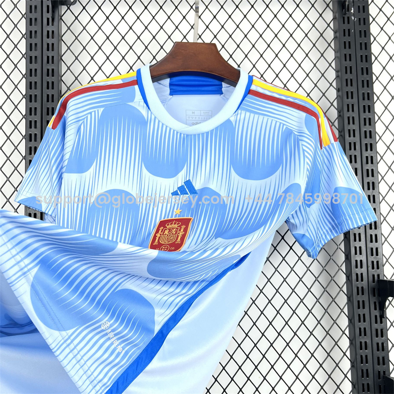 GlobeJersey-Retro Spain 2022 Away Jersey - Fans Version
