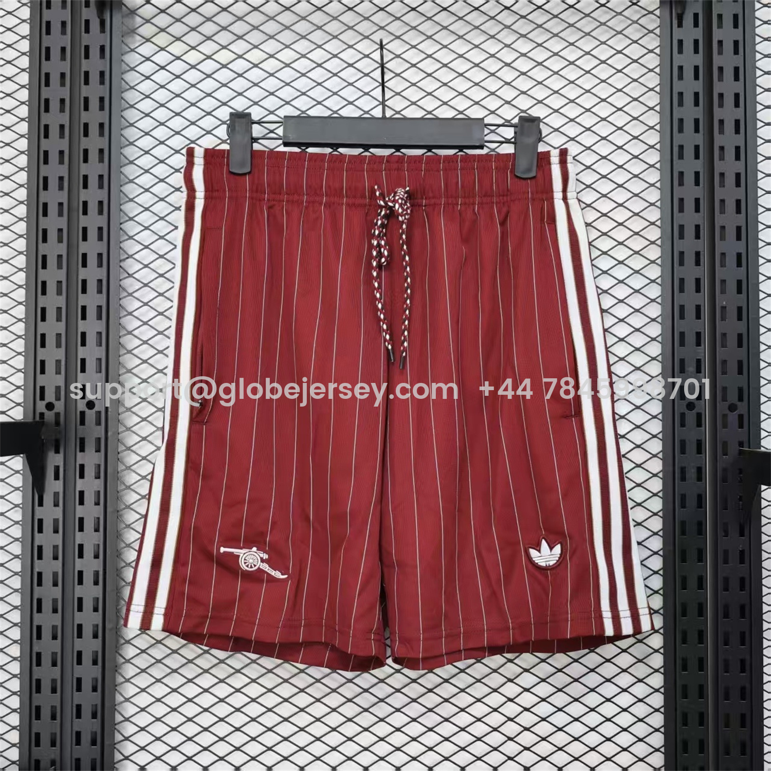 GlobeJersey-Arsenal 25-26 Trefoil Red Travel Shorts - Player Version