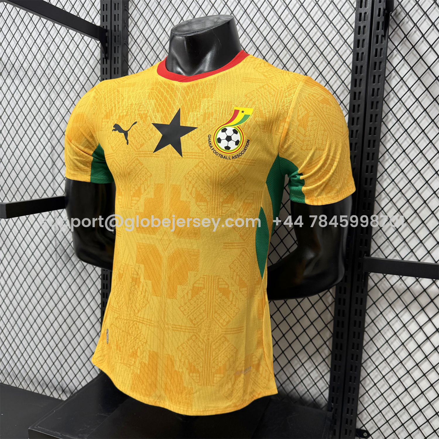 GlobeJersey-Ghana 2026 Away Jersey - Player Version
