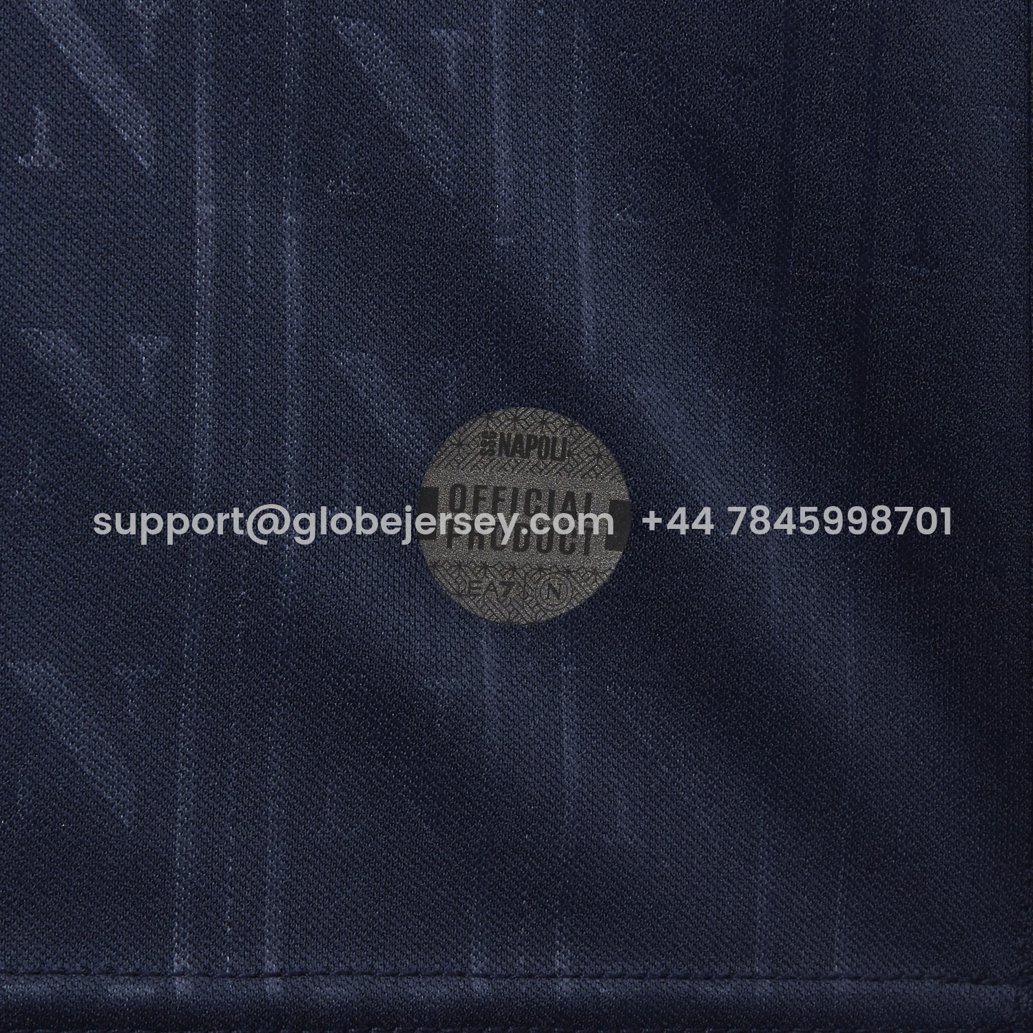 GlobeJersey-Napoli 25-26 European Third Deep Blue Jersey - Fans Version