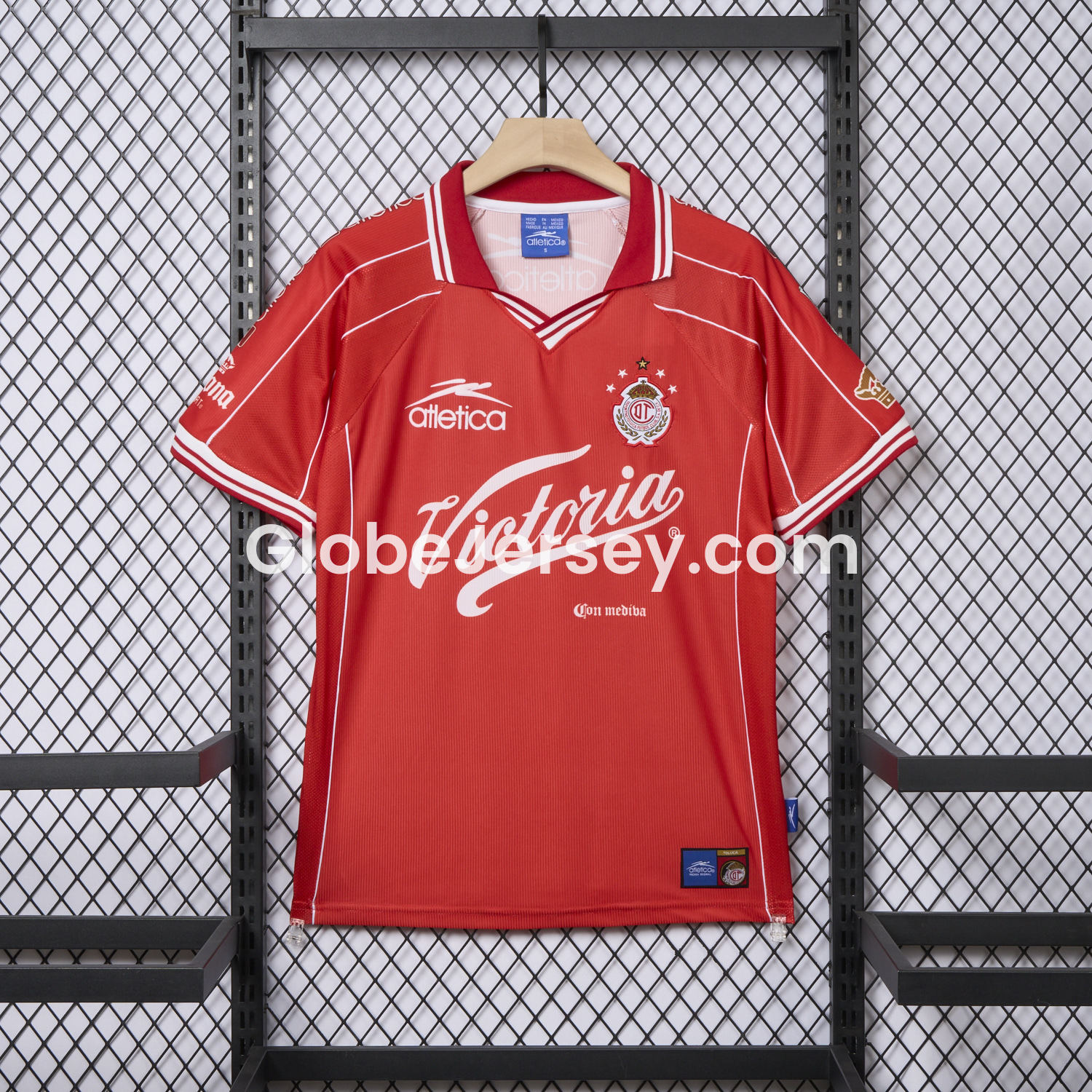 GlobeJersey-Retro Toluca 1999-00 Home Jersey