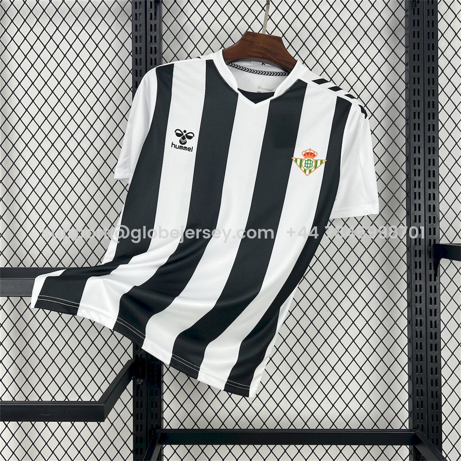 GlobeJersey-Real Betis 25-26 Black and White Stripes Special Edition Jersey - Fans Version
