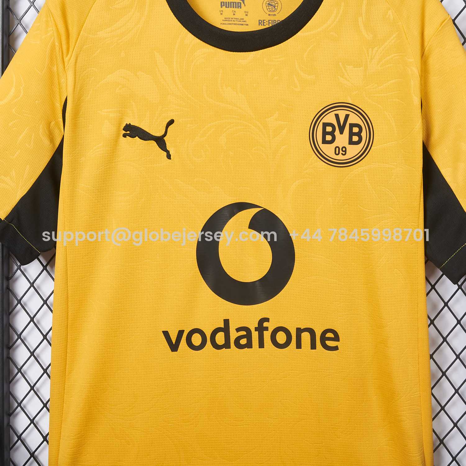 GlobeJersey-Dortmund 25-26 Yellow Cup Jersey With Sponsors - Fans Version