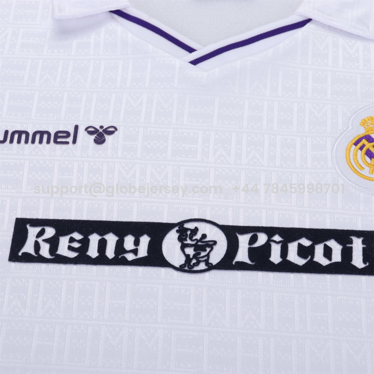 GlobeJersey-Retro Real Madrid 1988-90 Home Kids Kit