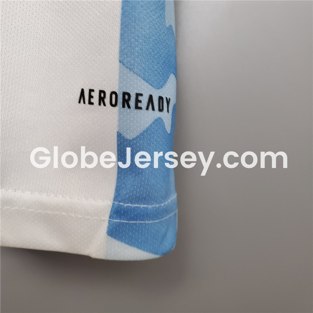 GlobeJersey-Retro Argentina 2021 Home Stadium Jersey