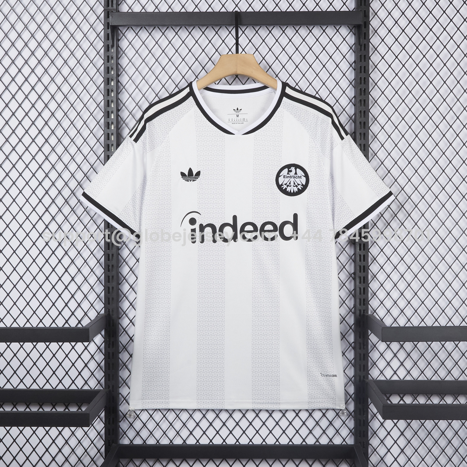 GlobeJersey-Frankfurt 26-27 Away White Jersey - Fans Version