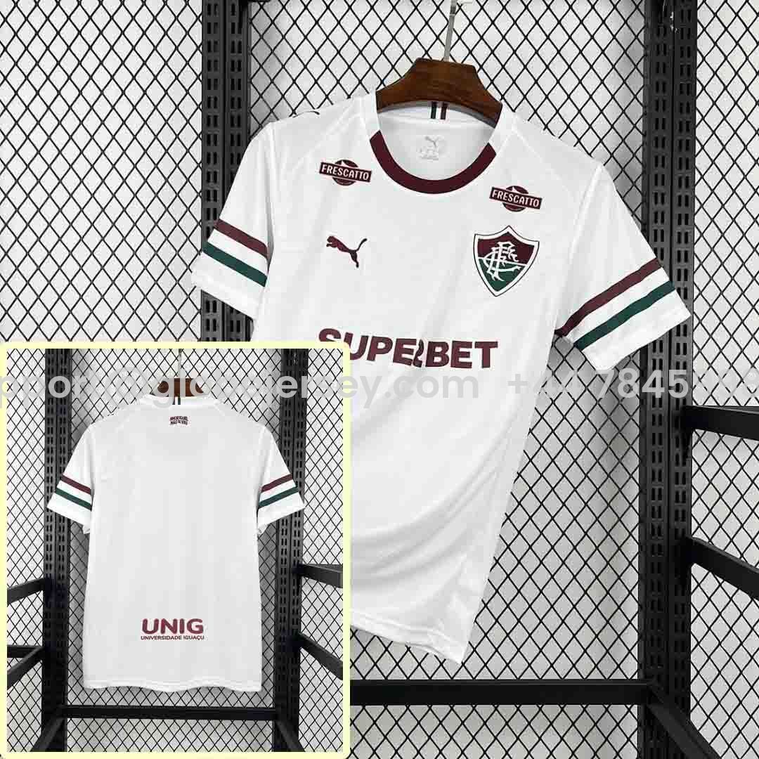GlobeJersey-Fluminense 26-27 Away Jersey With All Sponsors - Fans Version