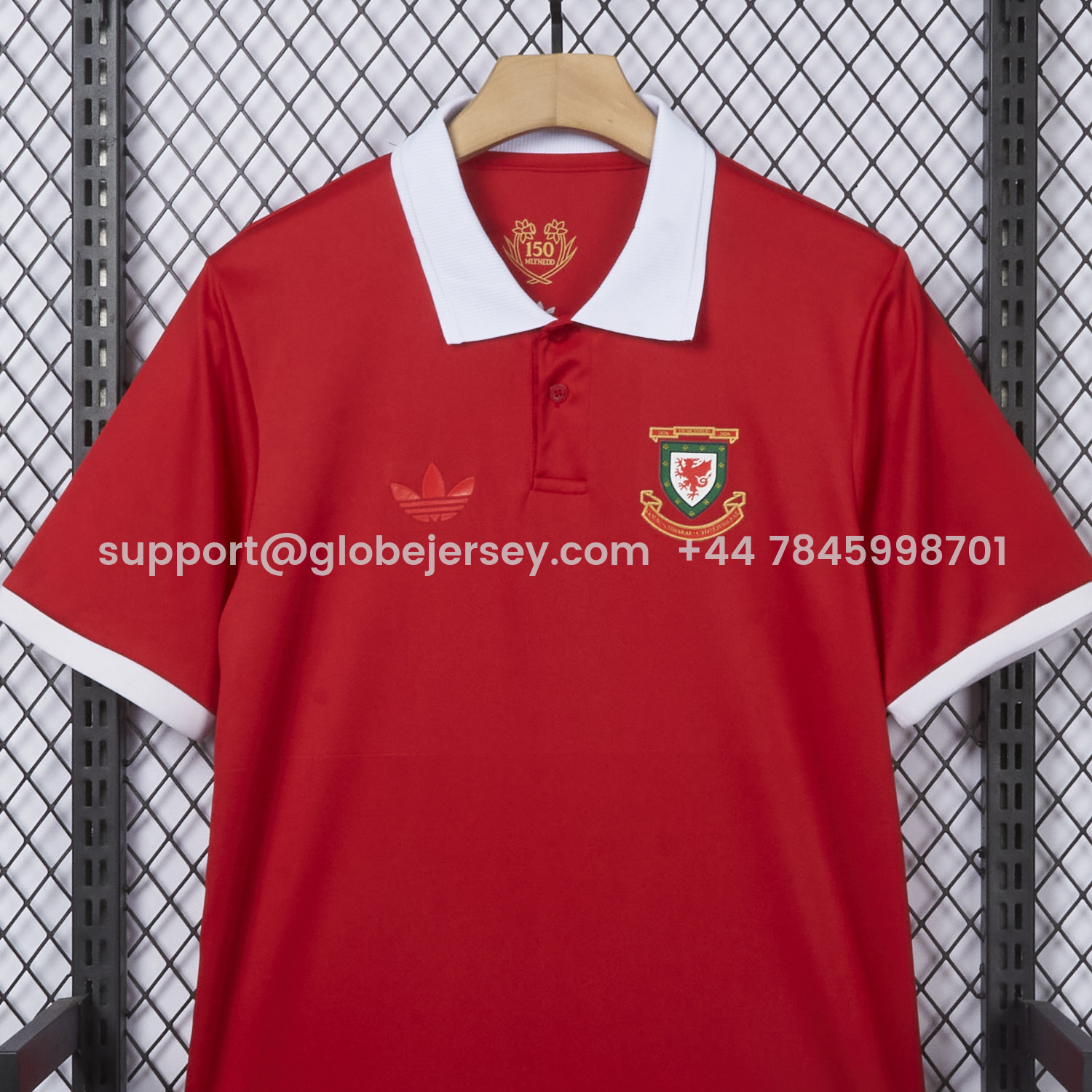 GlobeJersey-Wales 2026 150th Anniversary Edition Jersey - Fans Version