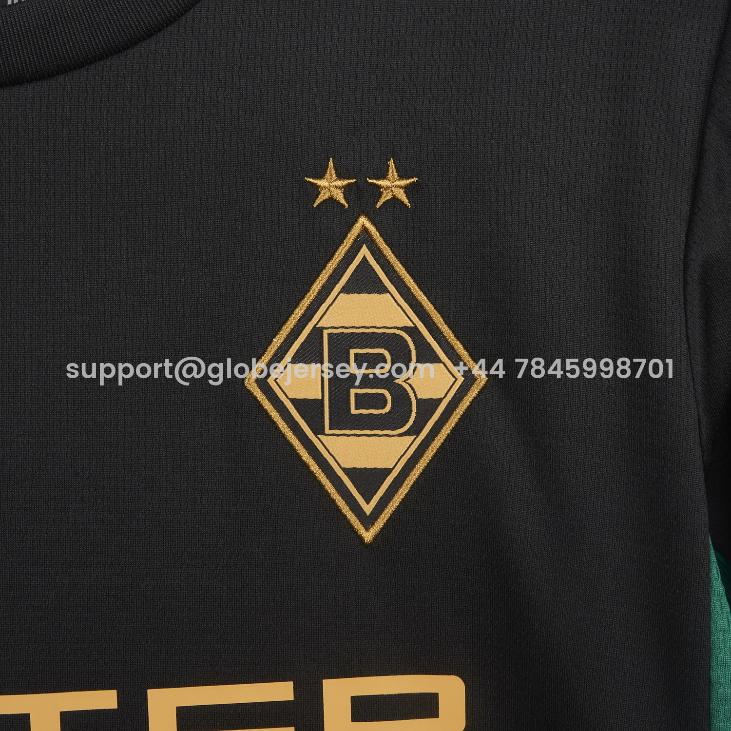 GlobeJersey-Borussia Mönchengladbach 26-27 Away Black Jersey - Fans Version