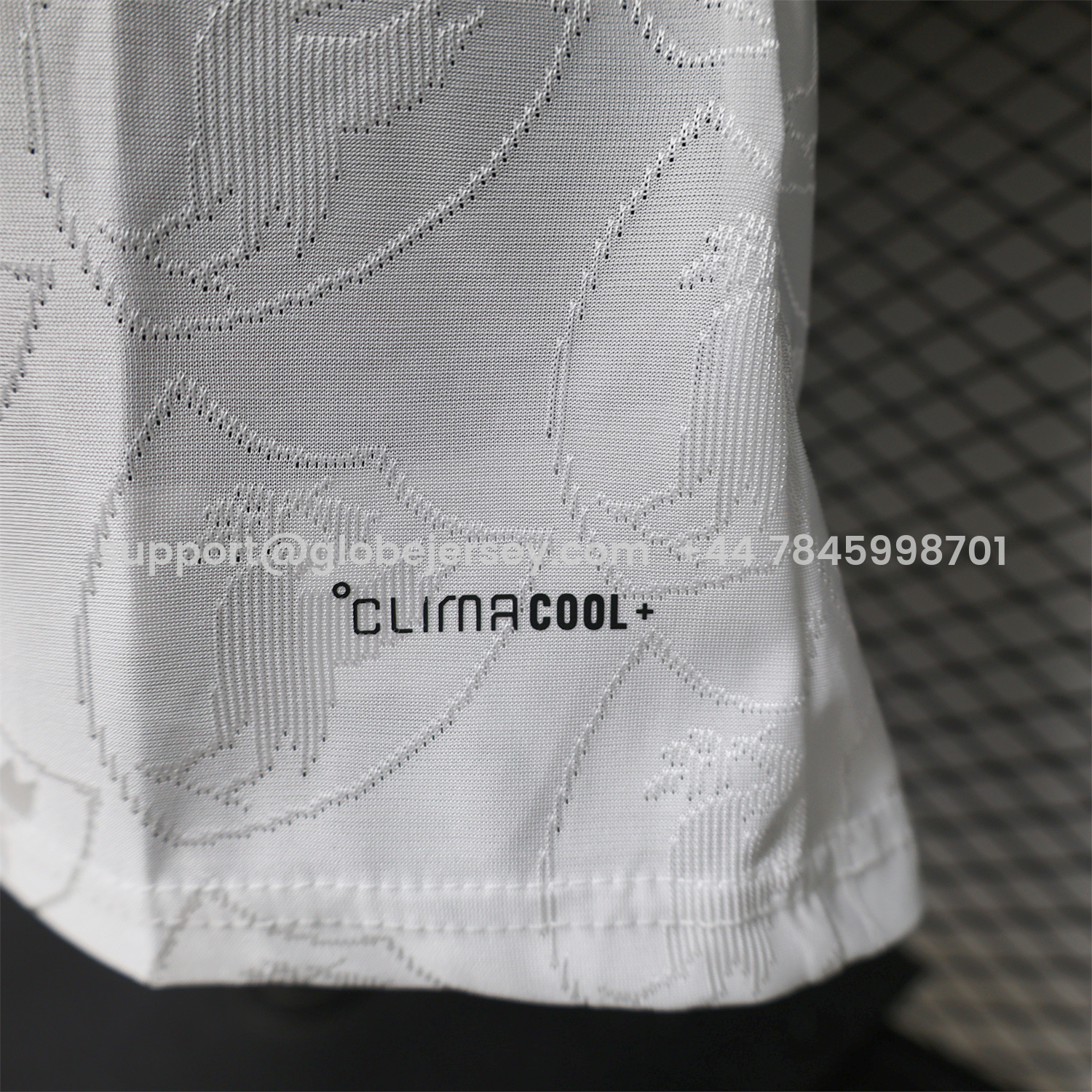 GlobeJersey-Liver.pool 26-27 Casual White With Faint Logos Jersey - Player Version