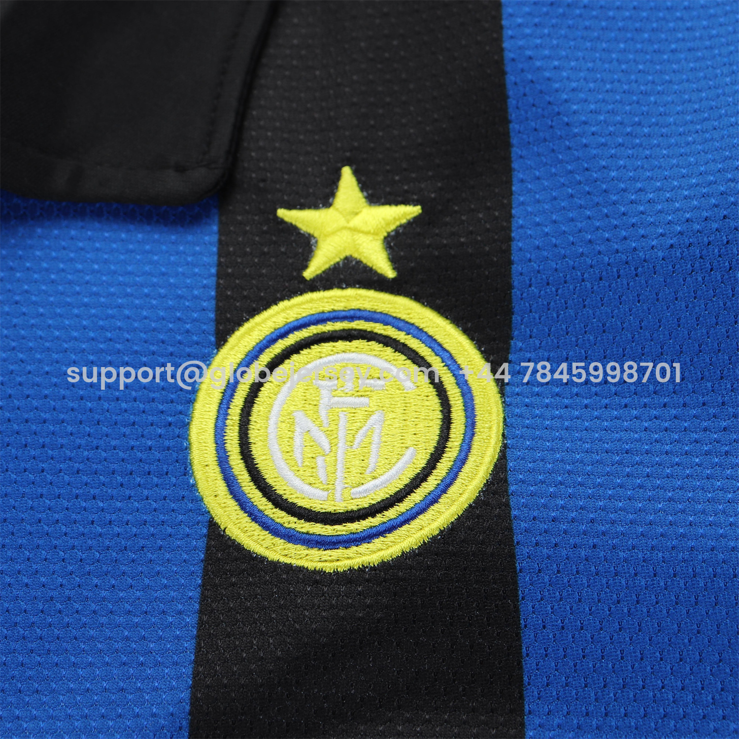 GlobeJersey-Retro Inter Milan 1998-99 Home Kids Kit