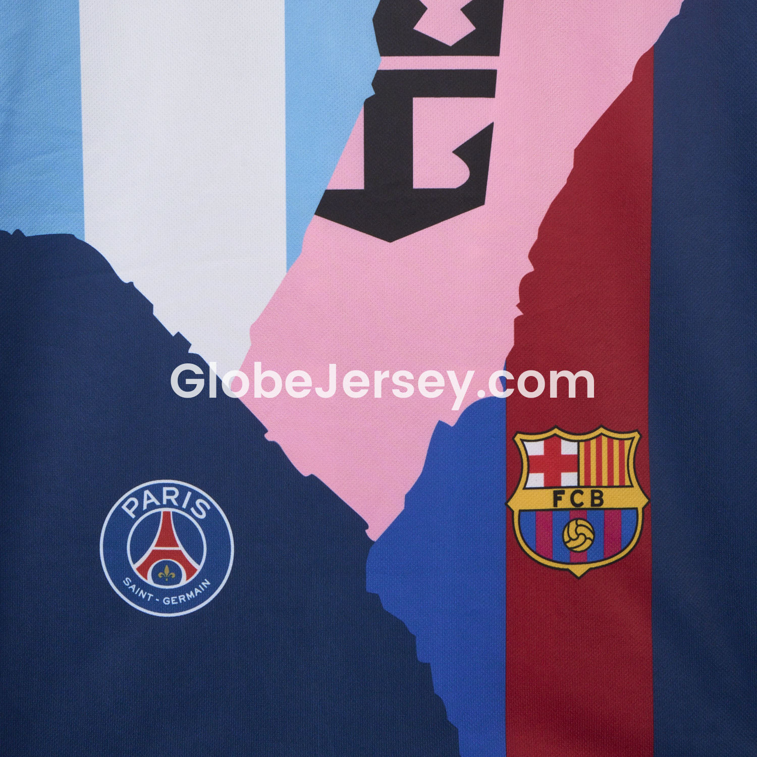 GlobeJersey-Messi Career Commemorative Jersey - Fans Version - Argentina INT M.A.M Barcelona - with 10 Special Font