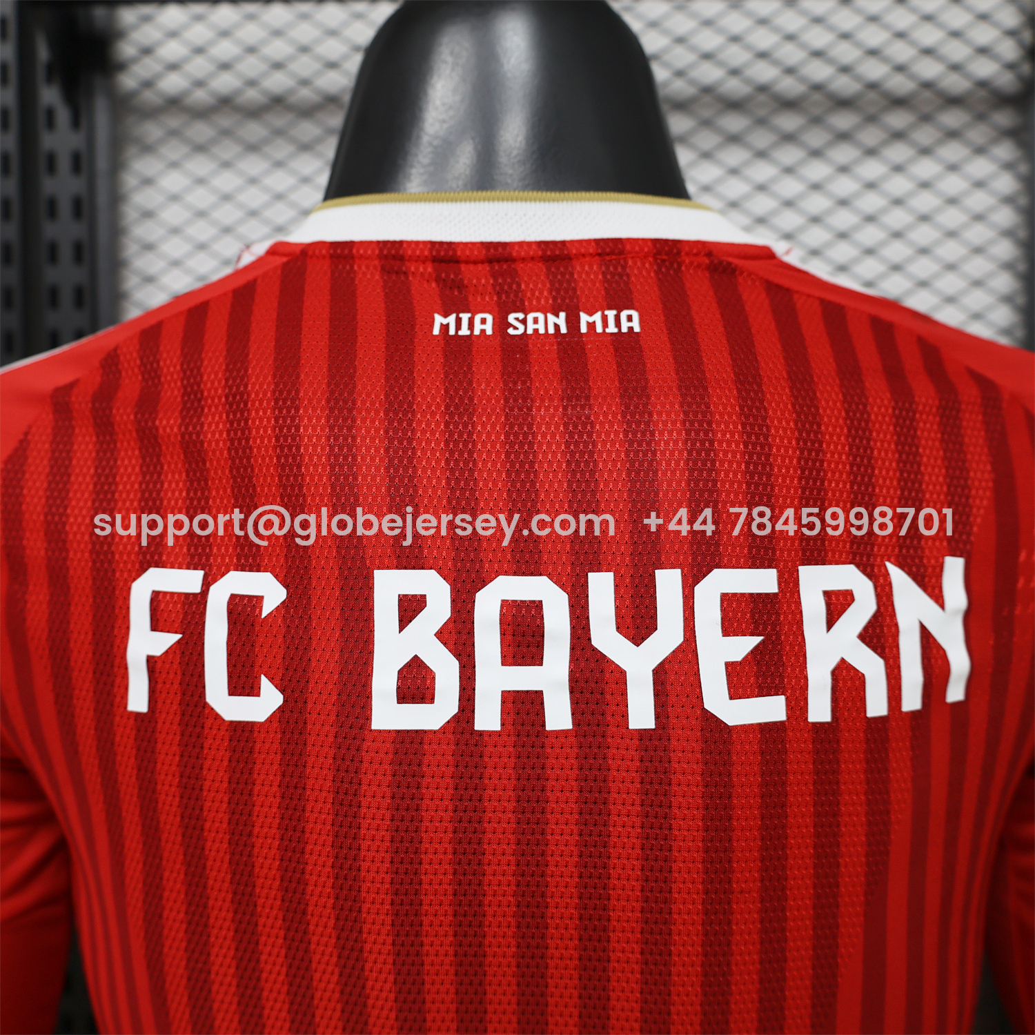 GlobeJersey-Bayern Munich 26-27 Home Long Sleeves Jersey - Player Version