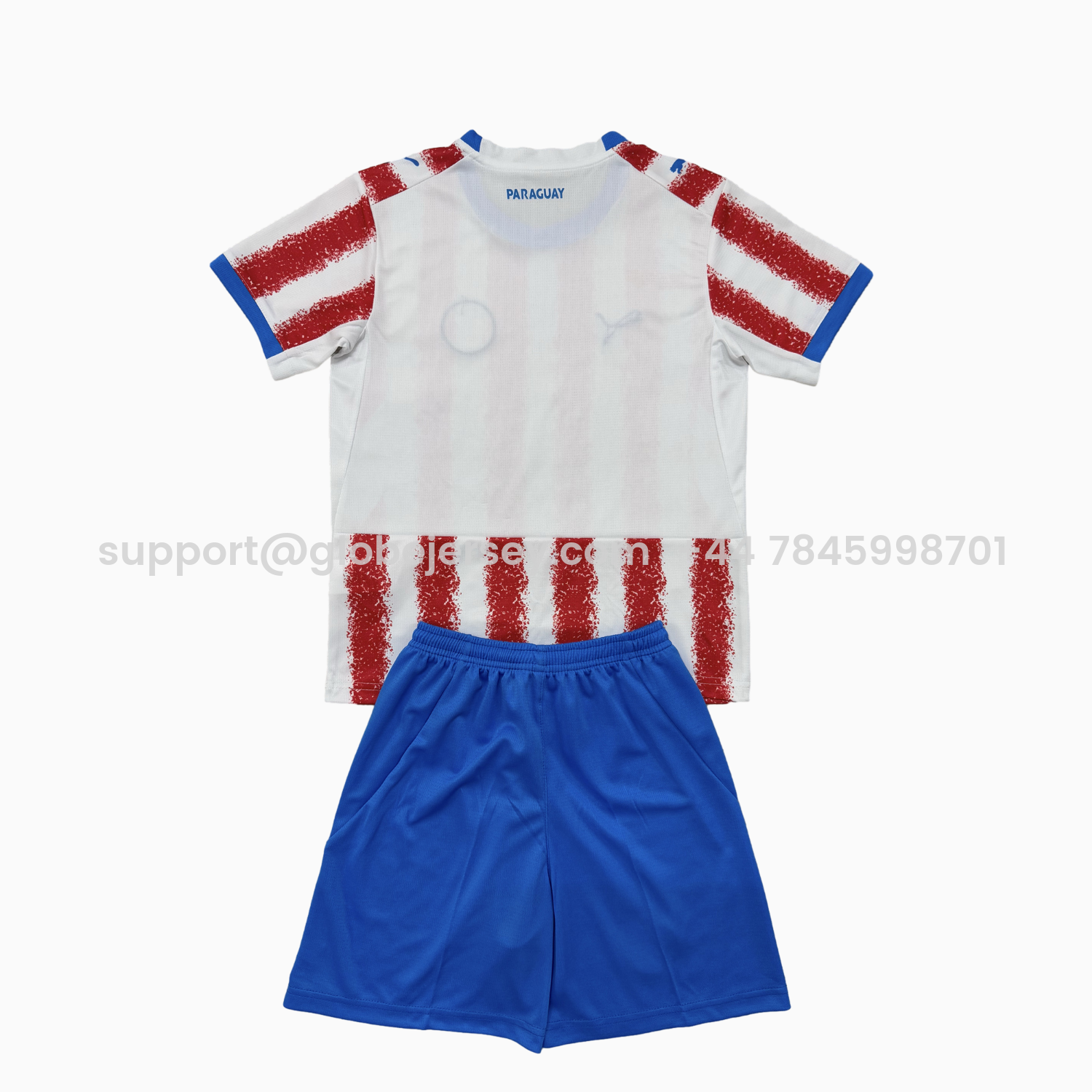 GlobeJersey-Paraguay 26-27 Home Men's Adult Jersey Set - Fans Version