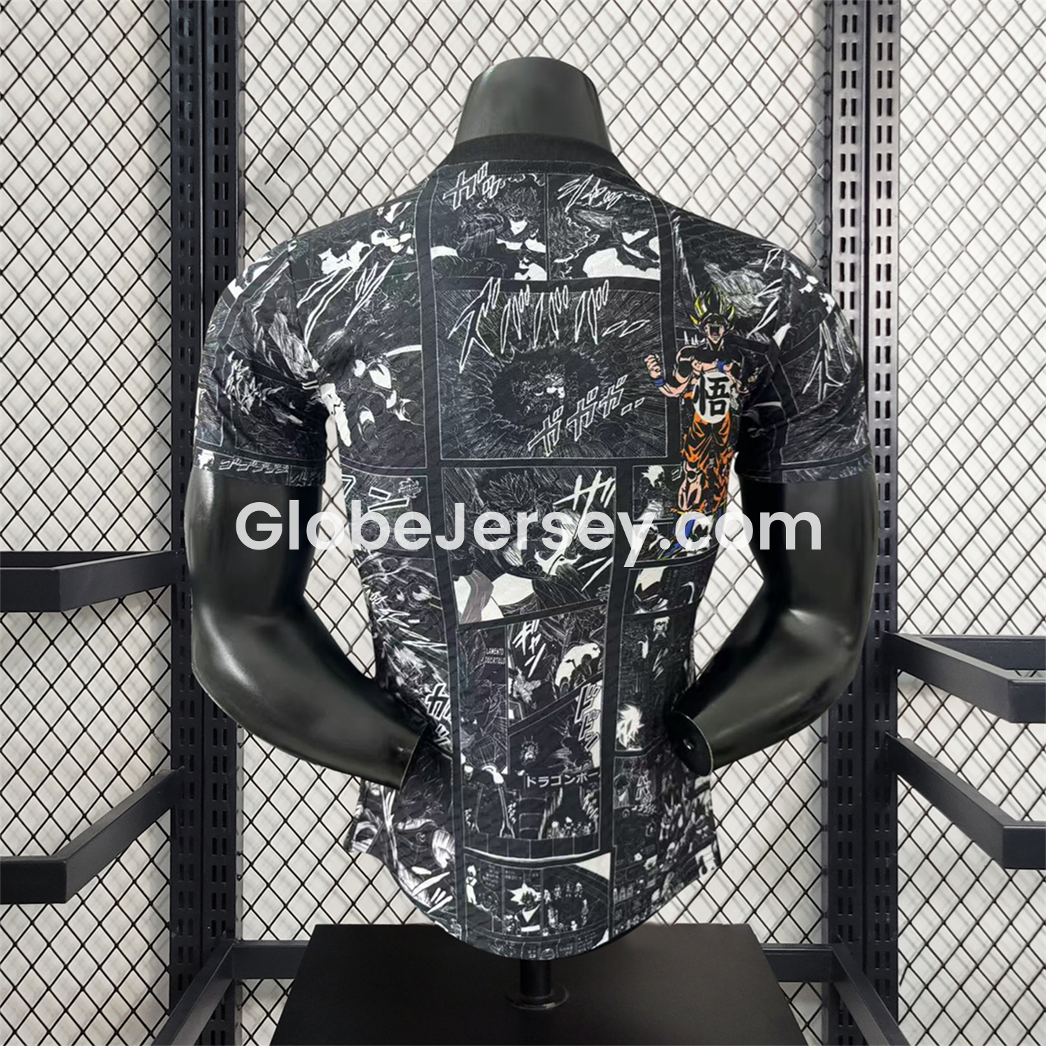 GlobeJersey-Japan 25-26 Muscle Saiyan Black Special Jersey - Player Version