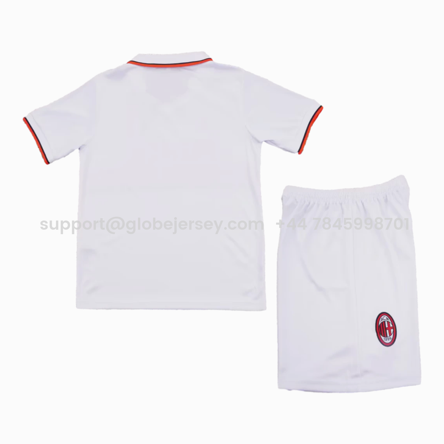 GlobeJersey-Retro AC Milan 1993-94 Away Kids Kit