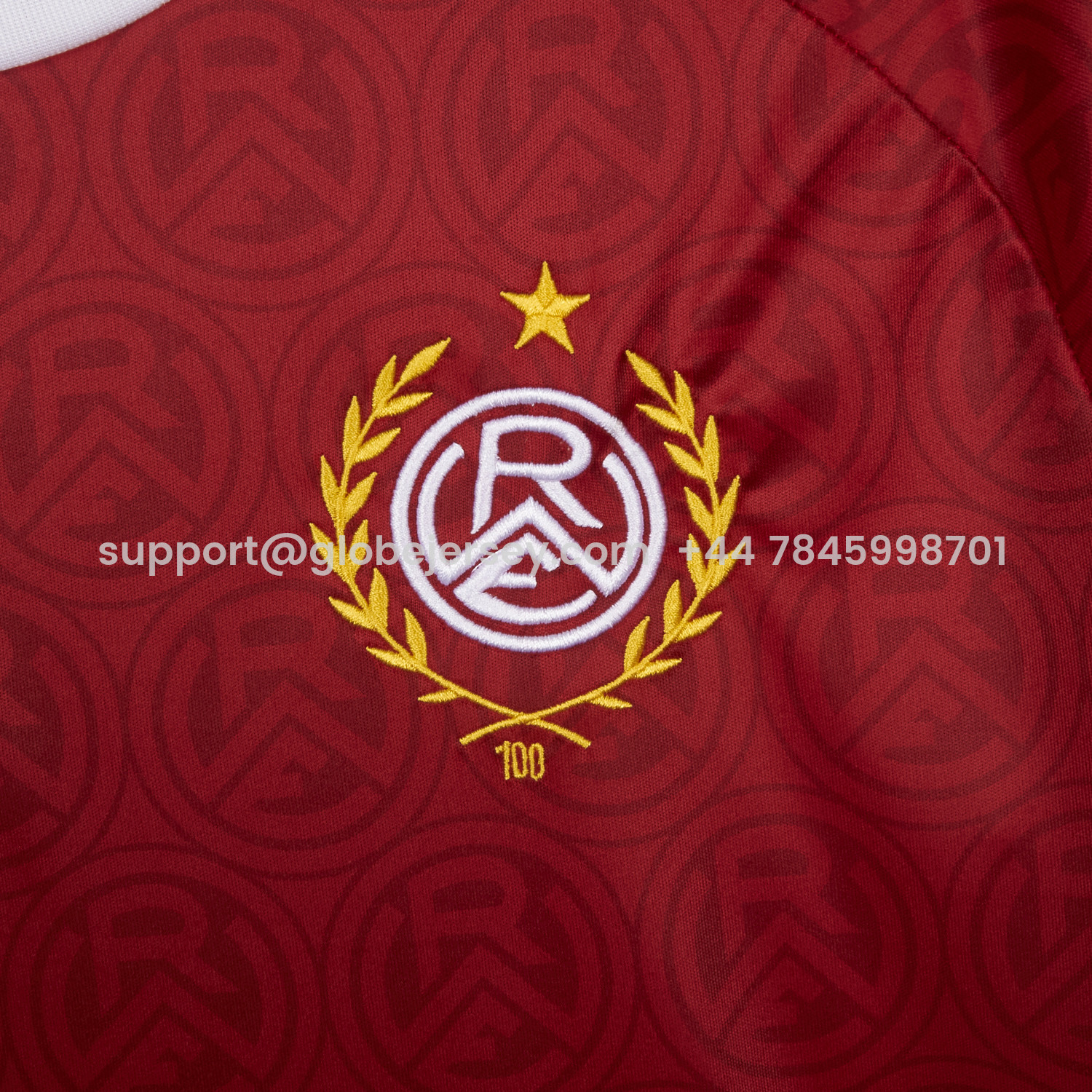GlobeJersey-Rot-Weiss Essen 25-26 100th Anniversary Jersey - Fans Version