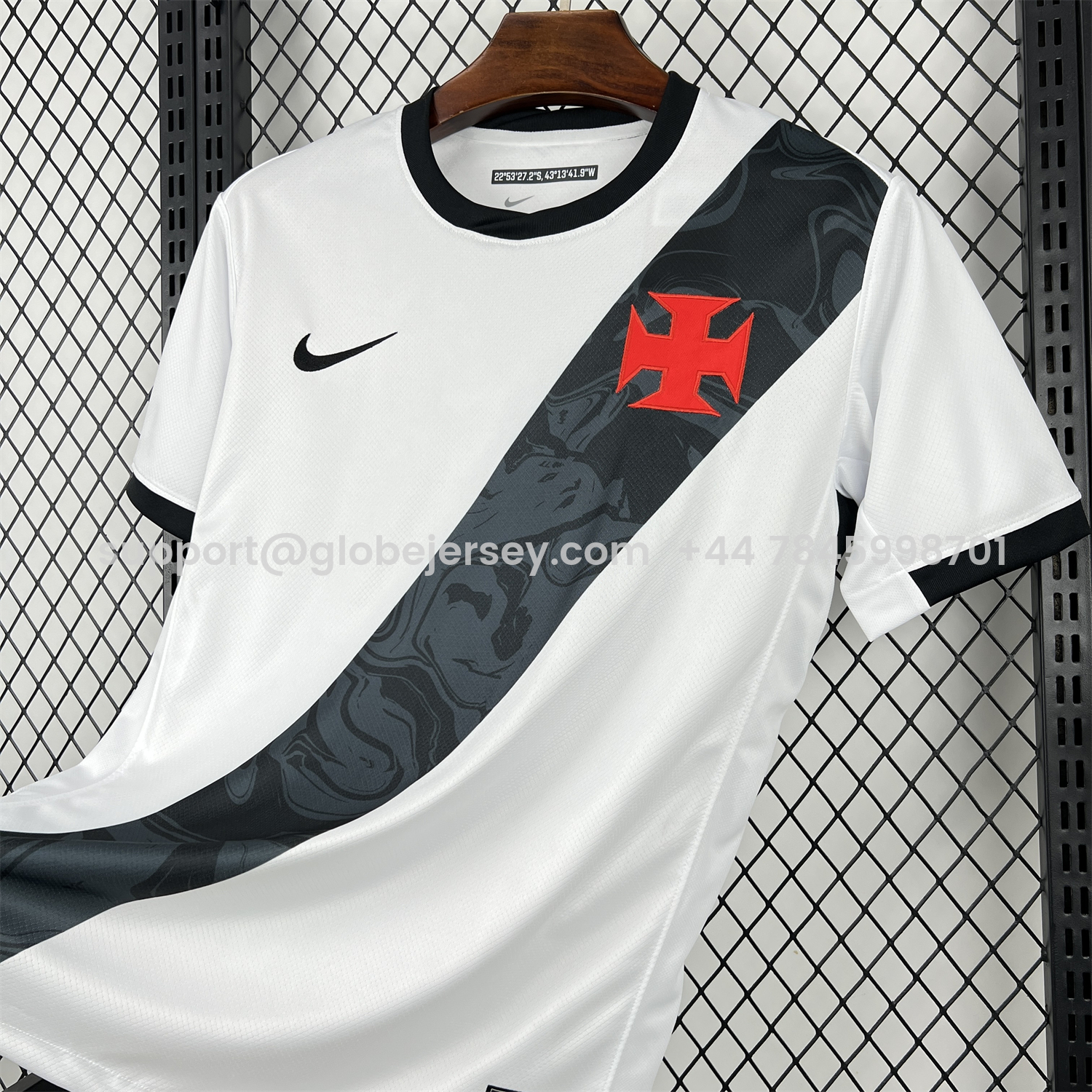 GlobeJersey-Vasco da Gama 26-27 Away Unsponsored Jersey - Fans Version