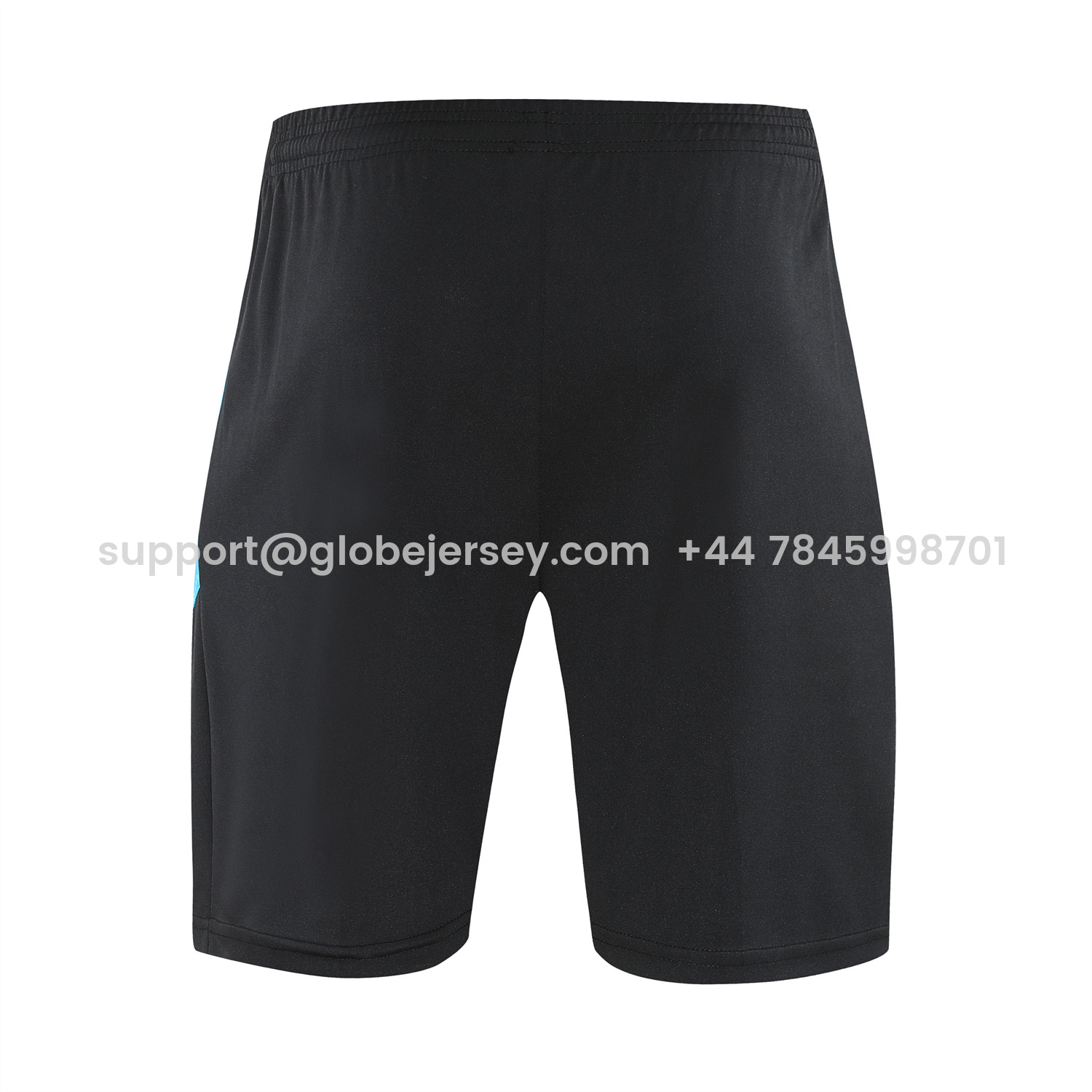 GlobeJersey-Napoli 25-26 Vest Training Set - Black Mecha Vest & Black Shorts