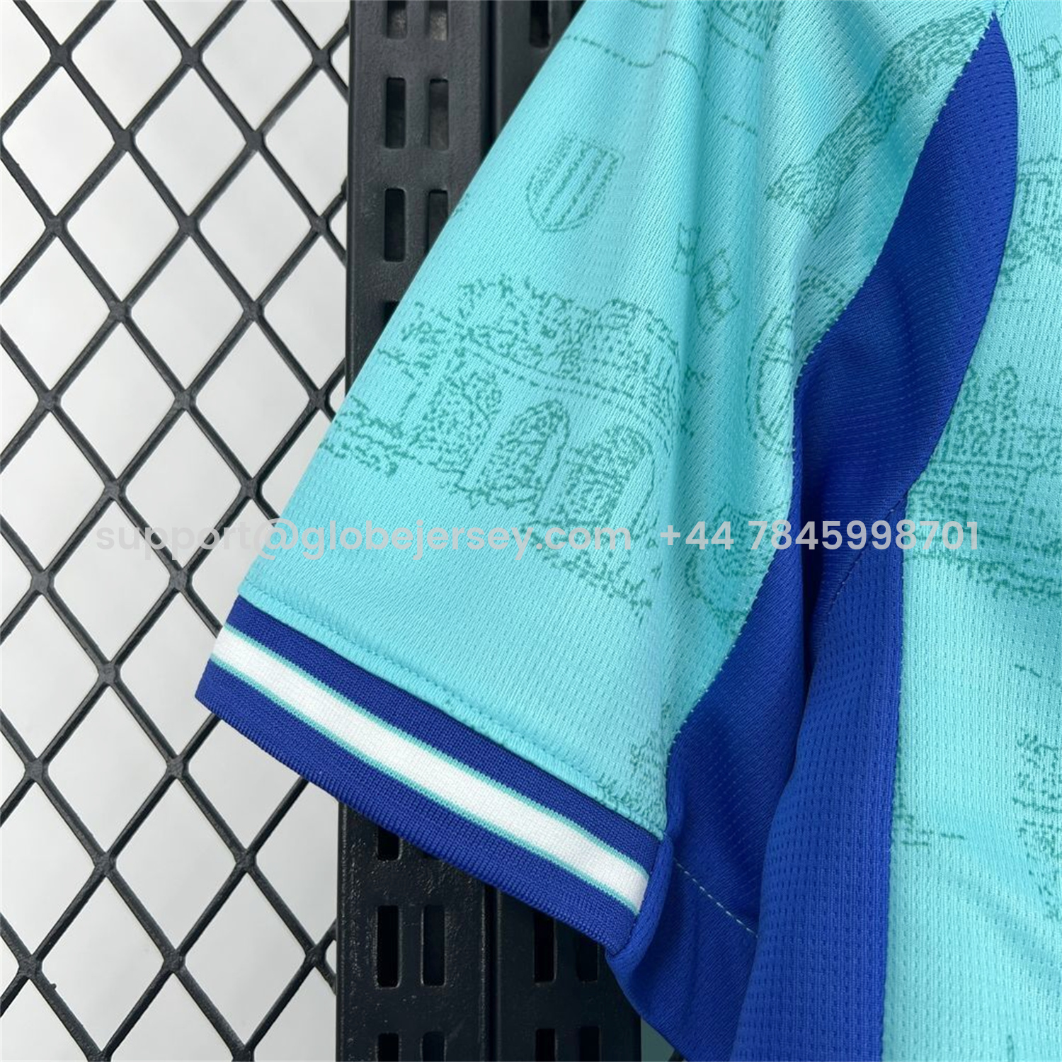 GlobeJersey-Marseille 25-26 Blue Goalkeeper Jersey - Fans Version