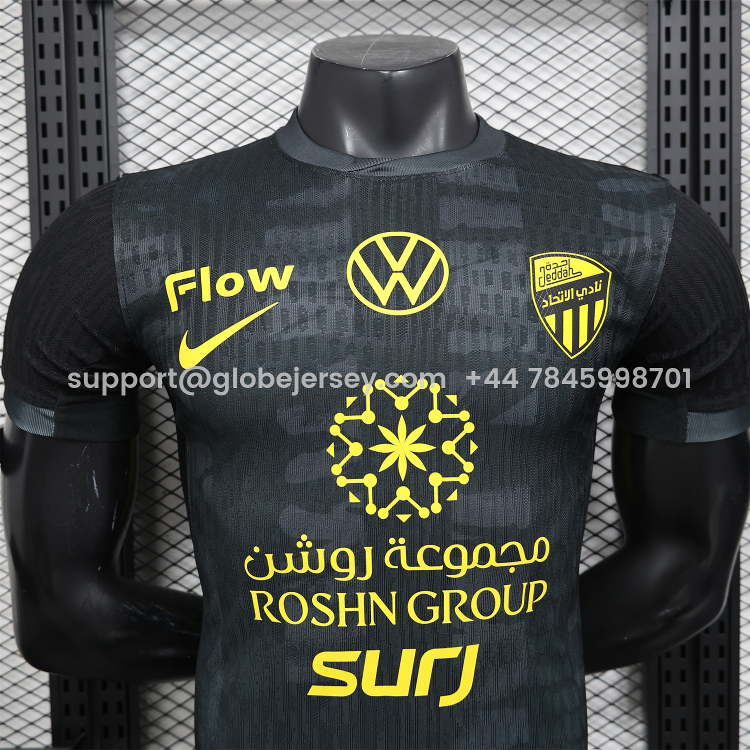 GlobeJersey-Al Ittihad Jeddah United 25-26 Third Jersey With Chest Sponsor - Player Version