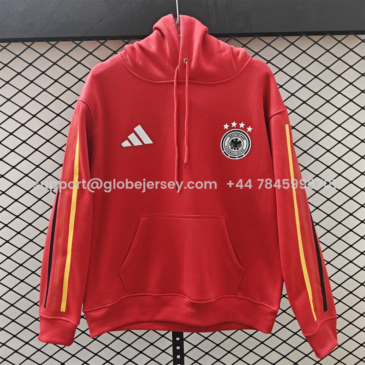 GlobeJersey-Germany 2026 Home Unisex Pullover Hoodie