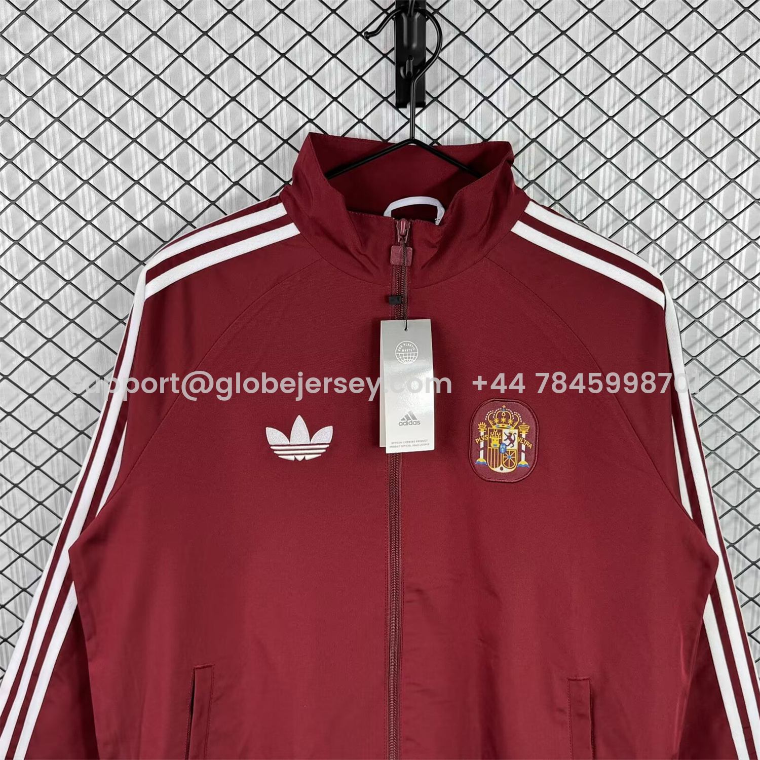 GlobeJersey-Spain 2026 Windbreaker Jacket - Red