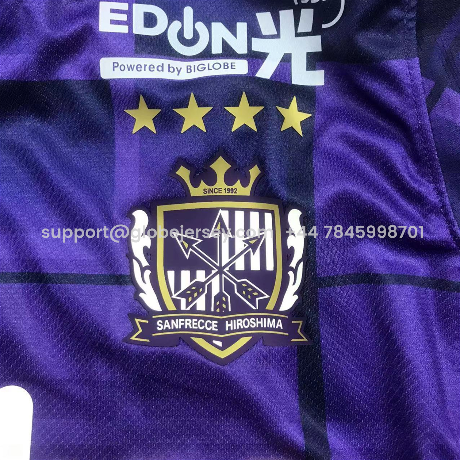GlobeJersey-Sanfrecce Hiroshima 25-26 Home Jersey - Fans Version