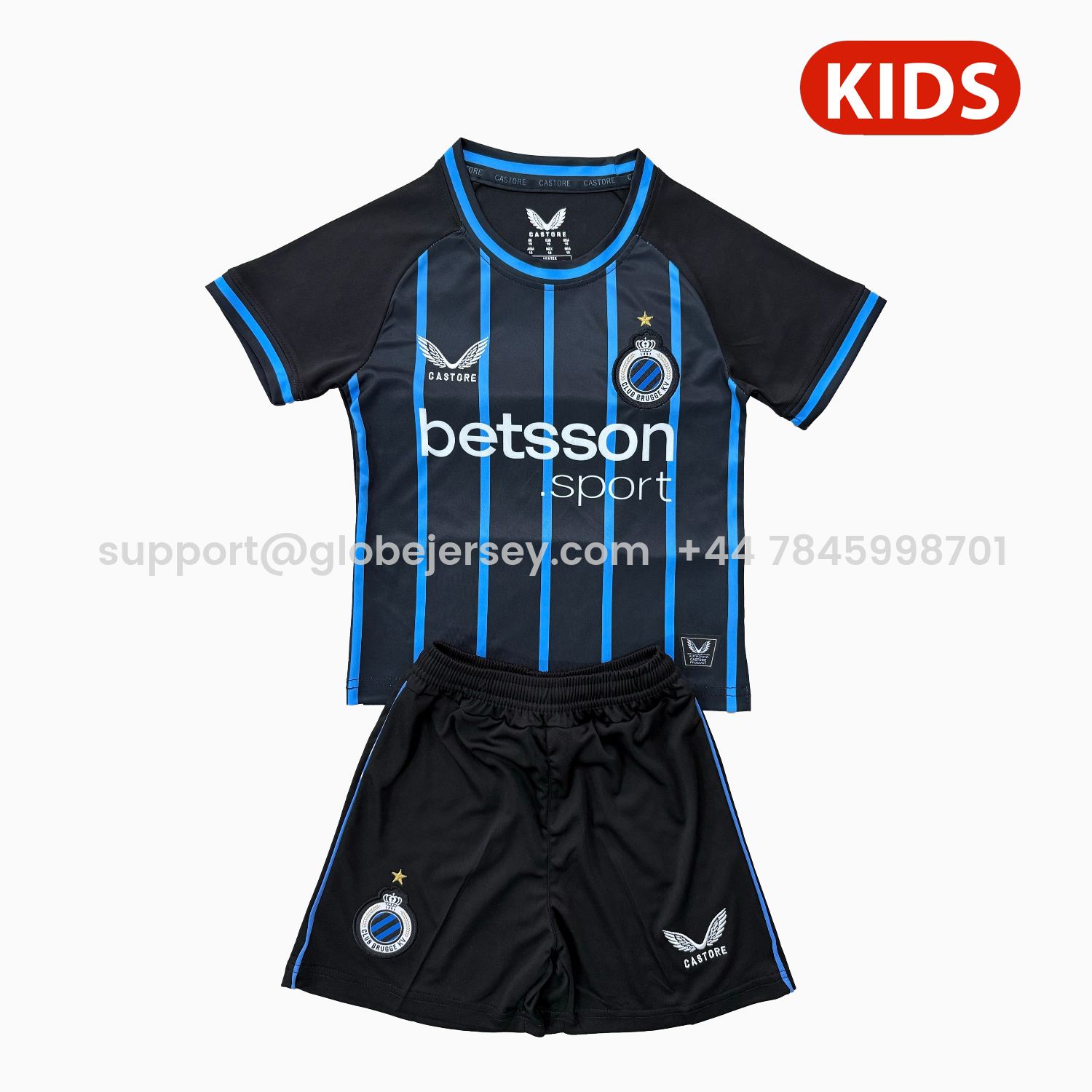 GlobeJersey-Club Brugge 25-26 Home Kids Kit