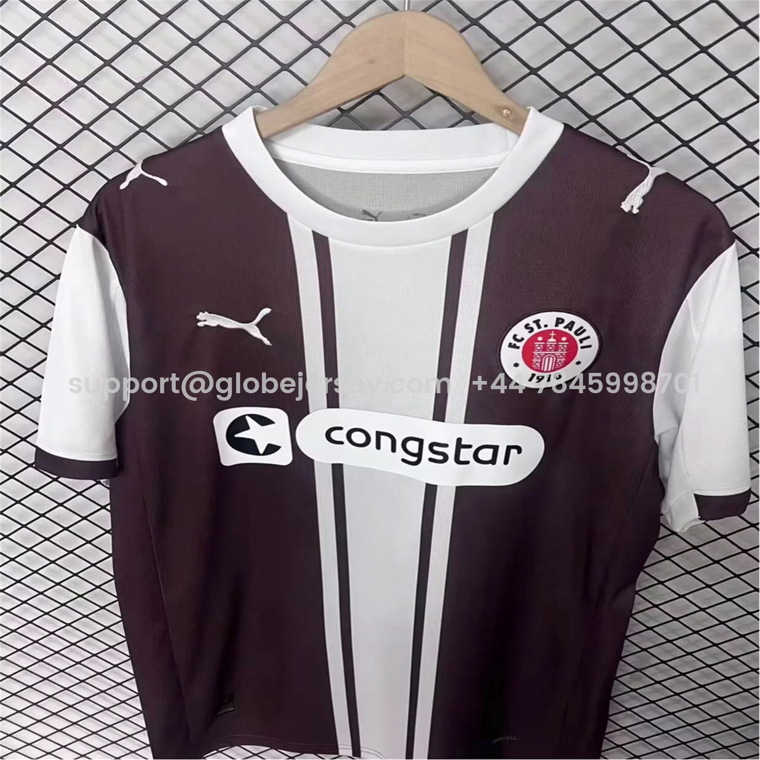 GlobeJersey-St. Pauli 25-26 Classic 1970s Design Special Jersey - Fans Version