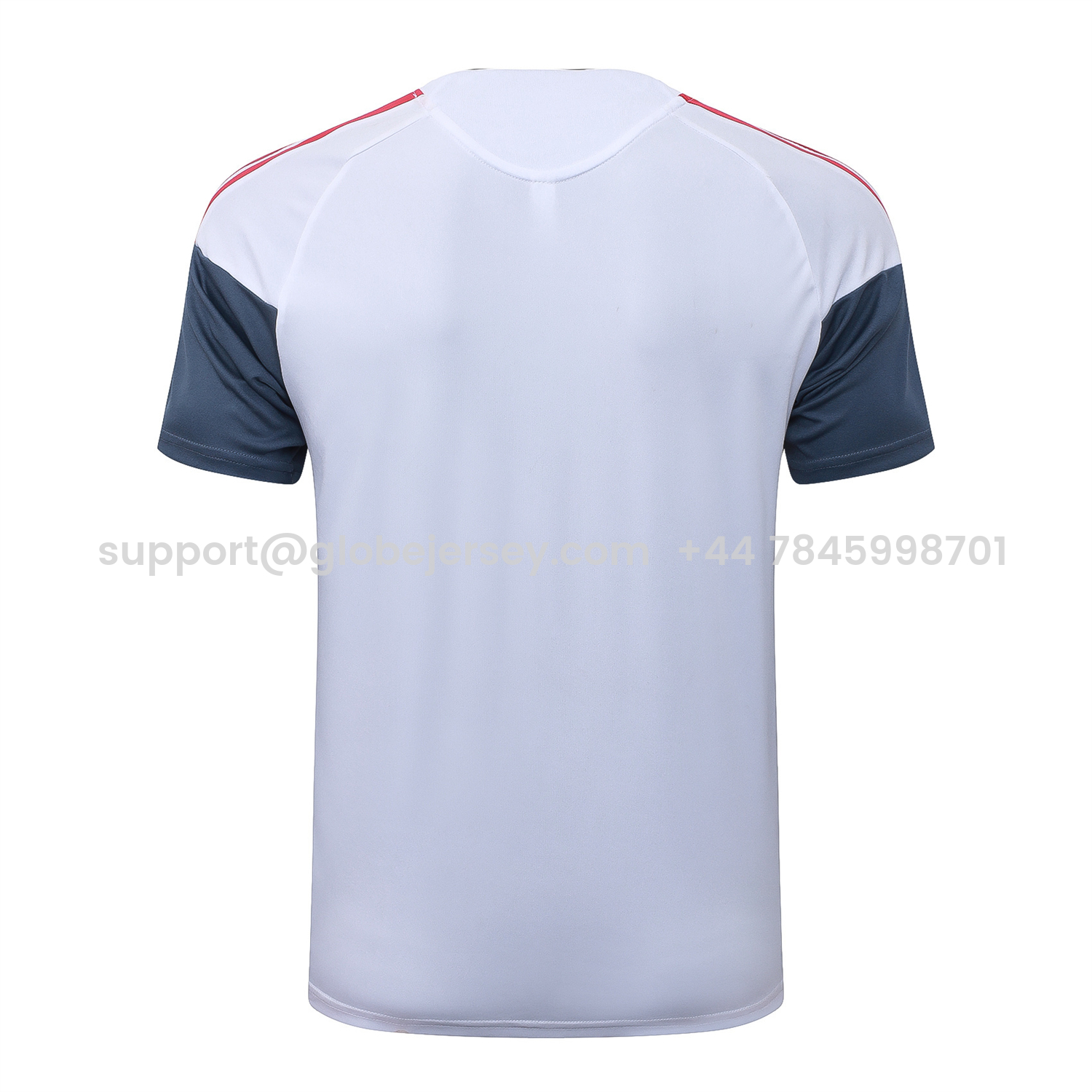 GlobeJersey-SC Internacional 2026 Short-Sleeve Training Set - White Top and Red Shorts