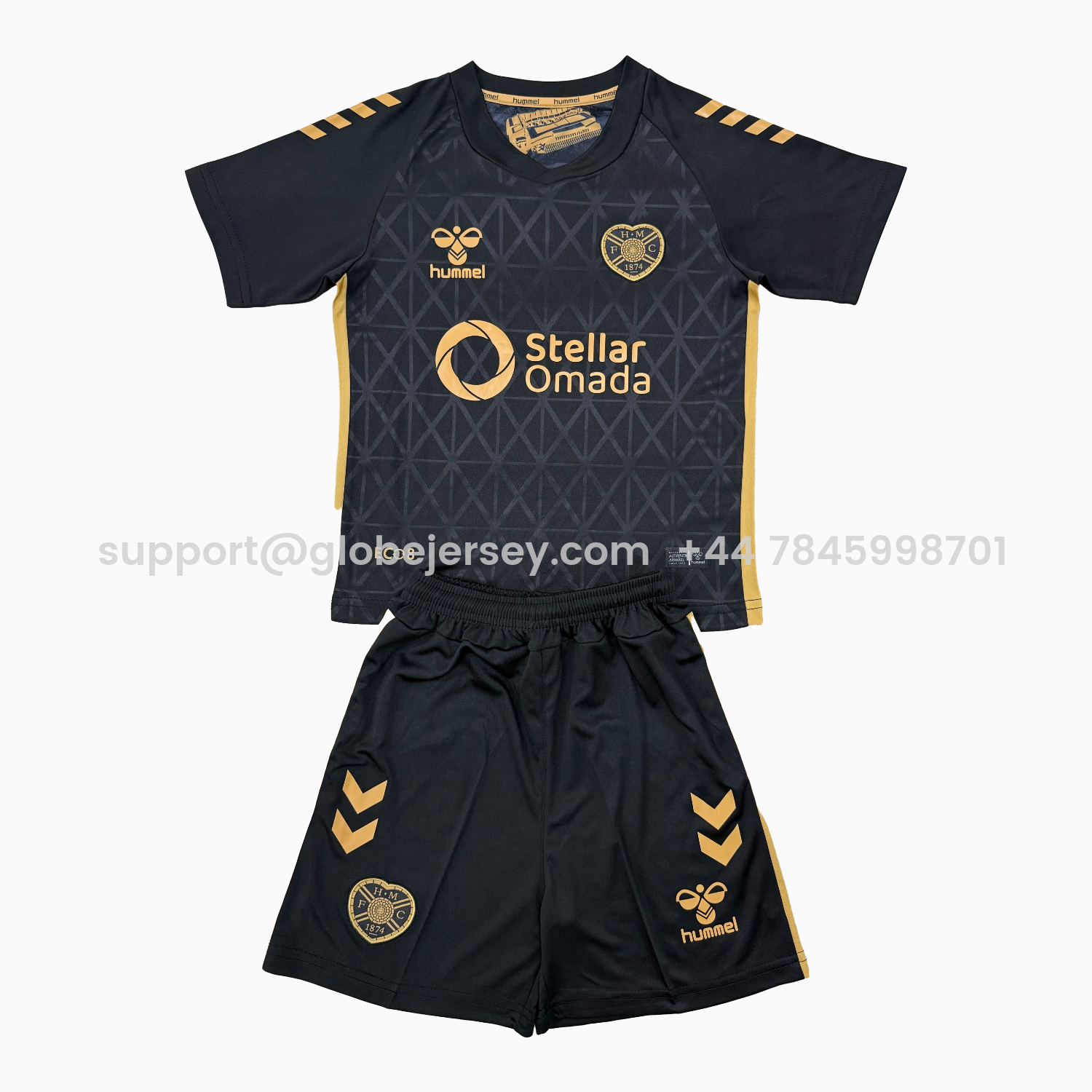 GlobeJersey-Hearts Heart of Midlothian 25-26 Third Men's Adult Jersey Set - Fans Version