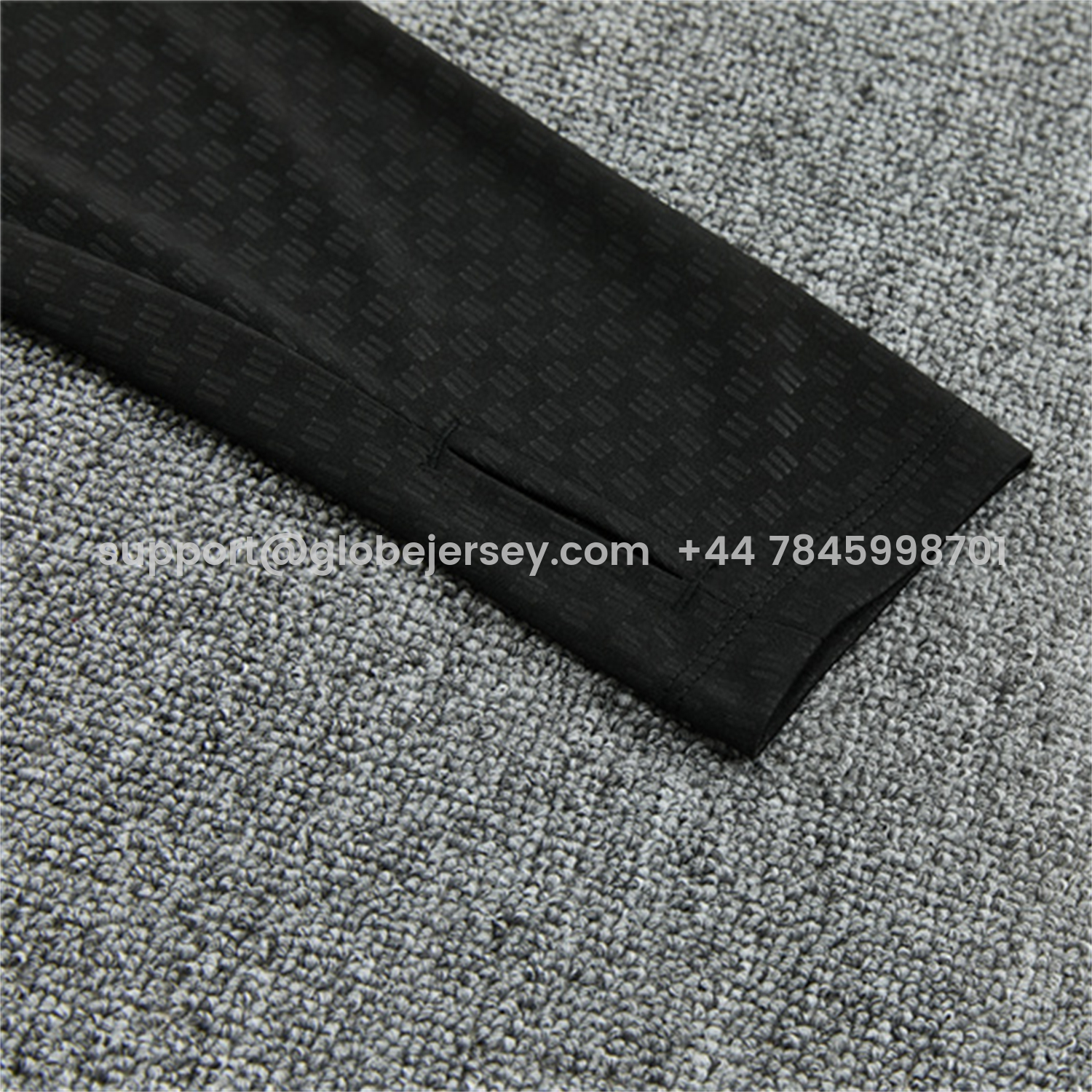 GlobeJersey-Real Madrid 26-27 Kids Long Sleeves Training Set - Pure Black Top And Pants