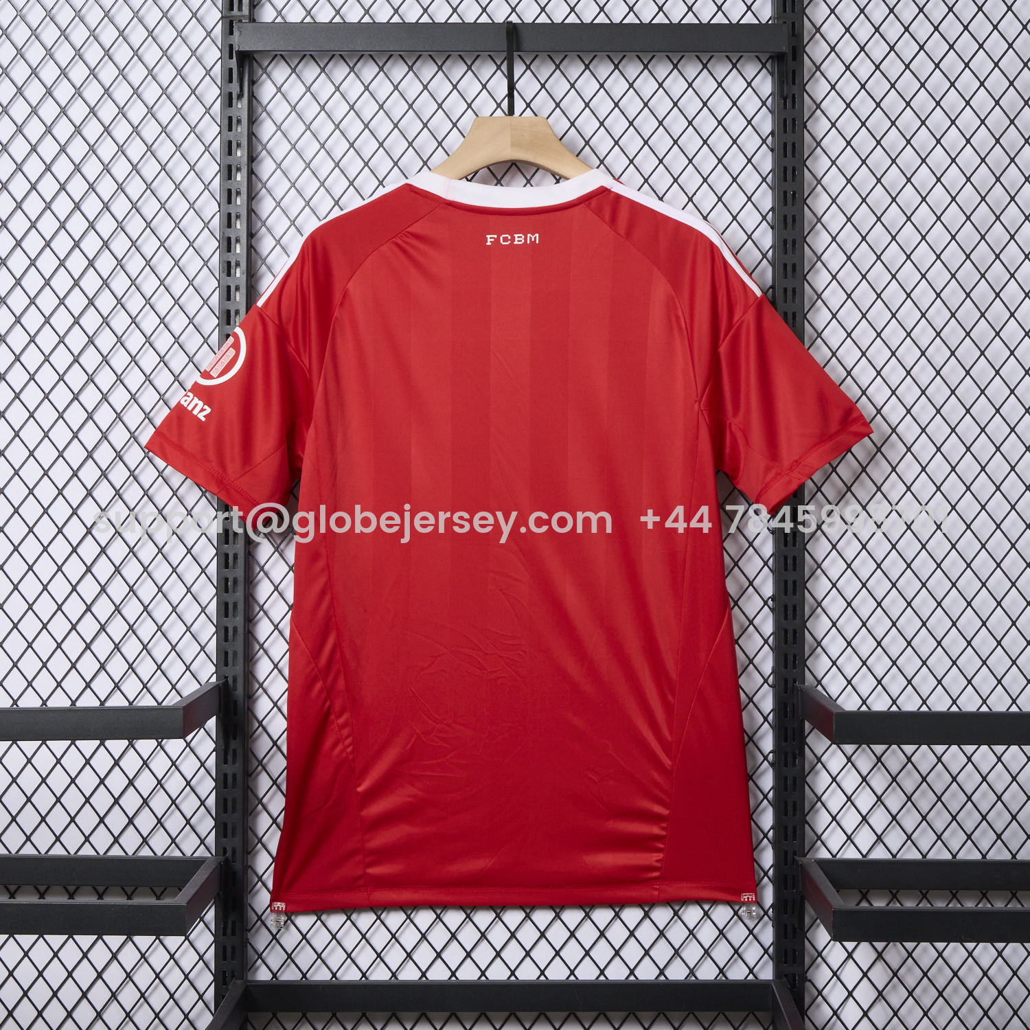 GlobeJersey-Bayern Munich 25-26 Red Trefoil Goalkeeper Jersey - Fans Version