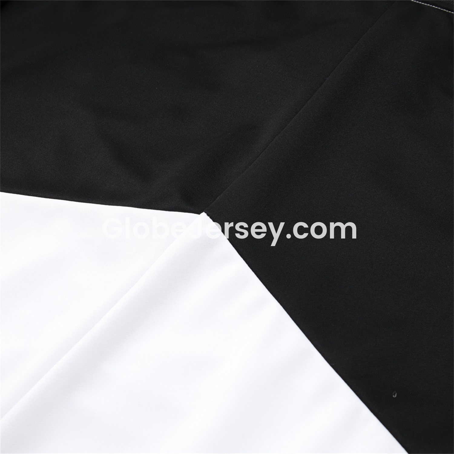 GlobeJersey-Corinthians 25-26 Jacket Training Tracksuit - White Jackets & Black Pants