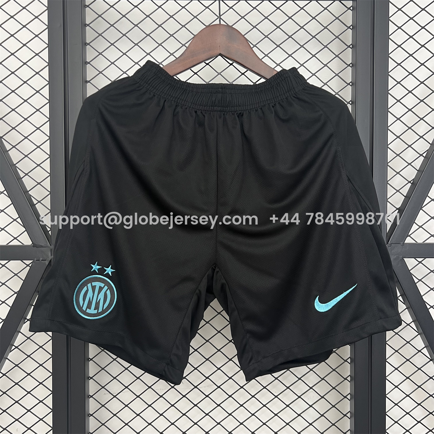 GlobeJersey-Inter Milan 25-26 Home Black Shorts - Fans Version