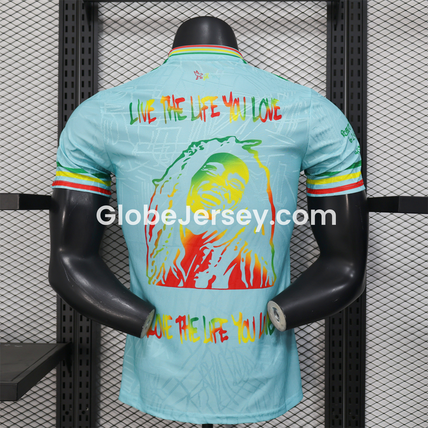 GlobeJersey-Ajax x B-O-B Marly 25-26 Light Blue Special Edition Jersey - Player Version