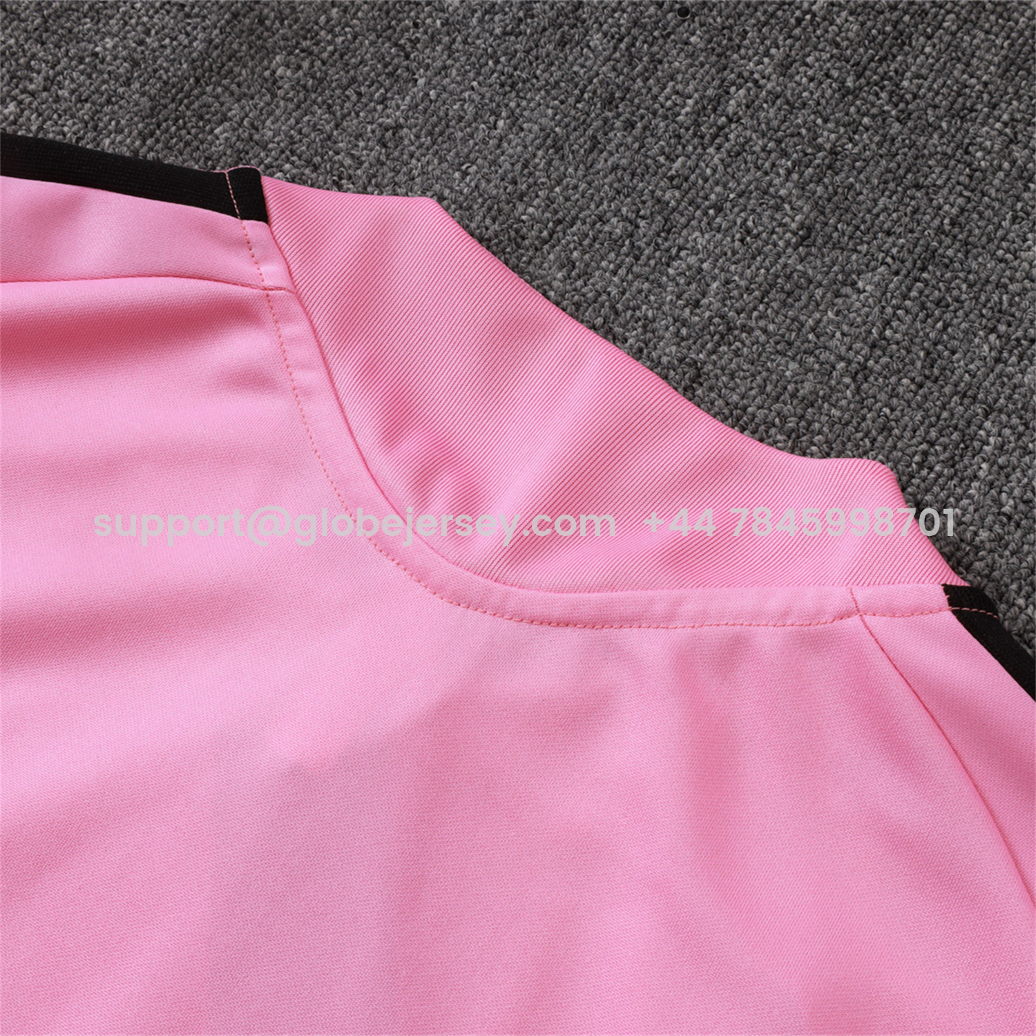 GlobeJersey-INT M.A.M 26-27 Jacket Training Tracksuit - Pink Top and Black Pants