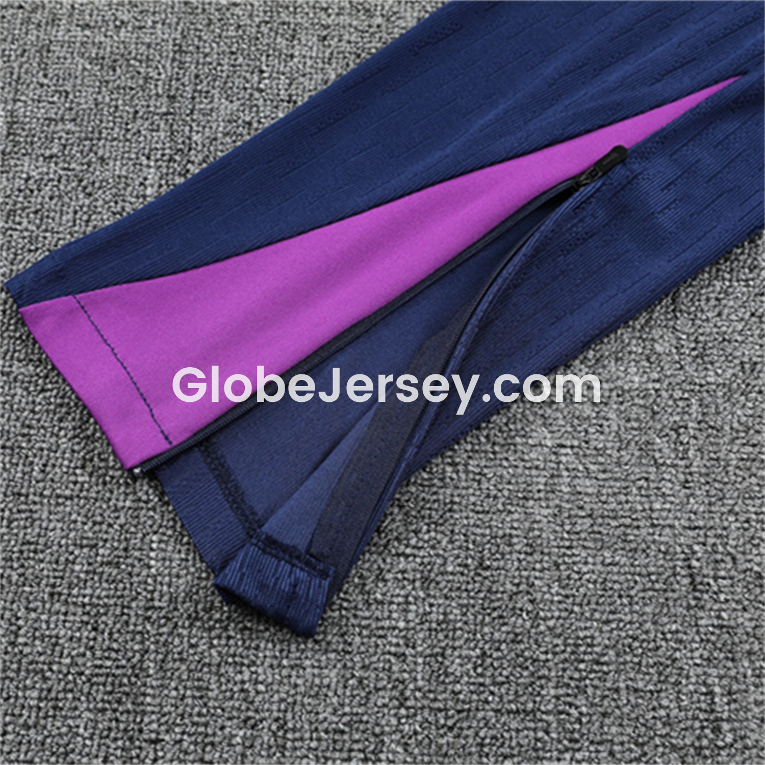 GlobeJersey-Barcelona 25-26 Kid Long Sleeves Training Set - Royal Blue Top & Royal Blue Pants