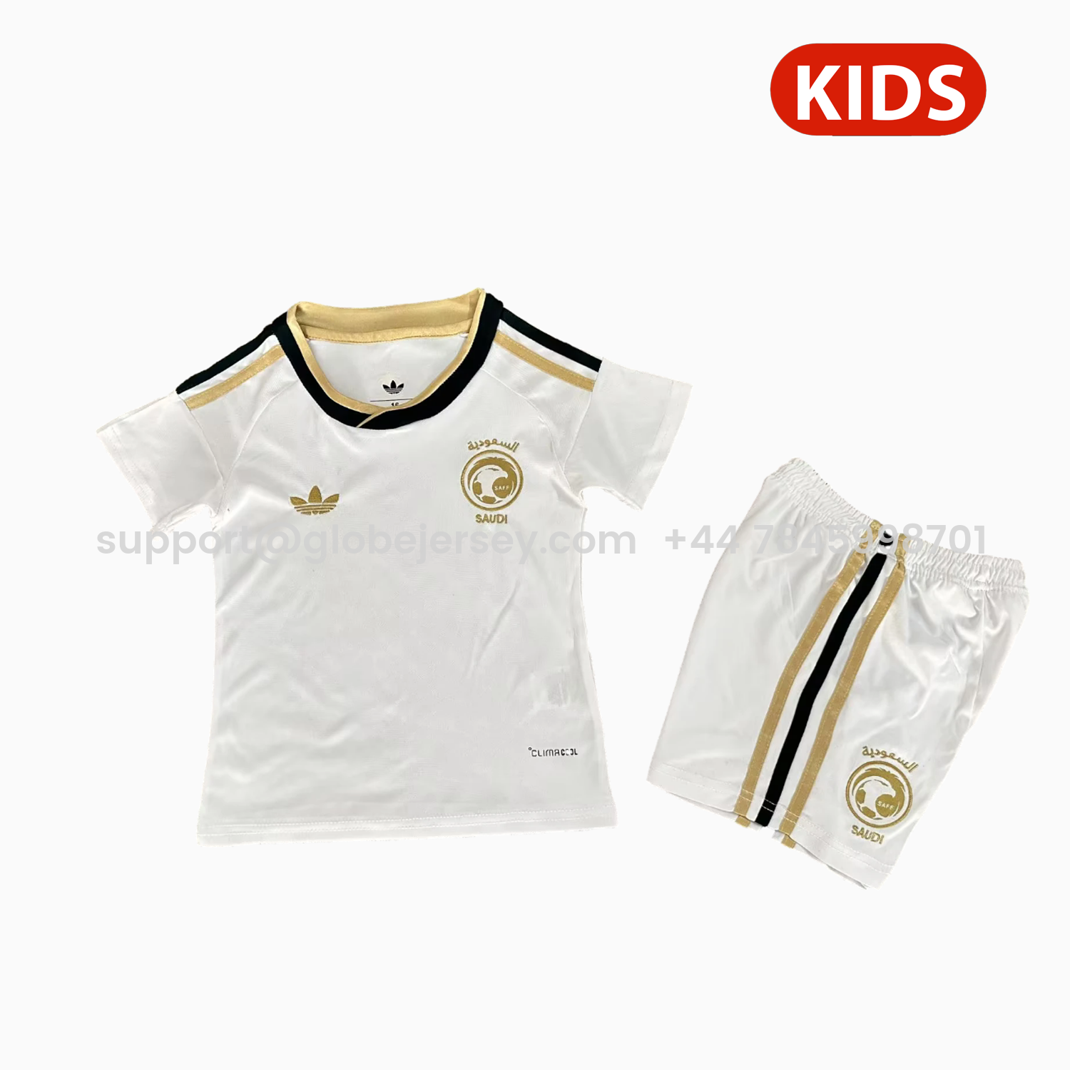 GlobeJersey-Saudi Arabia 2026 Away Kids Kit