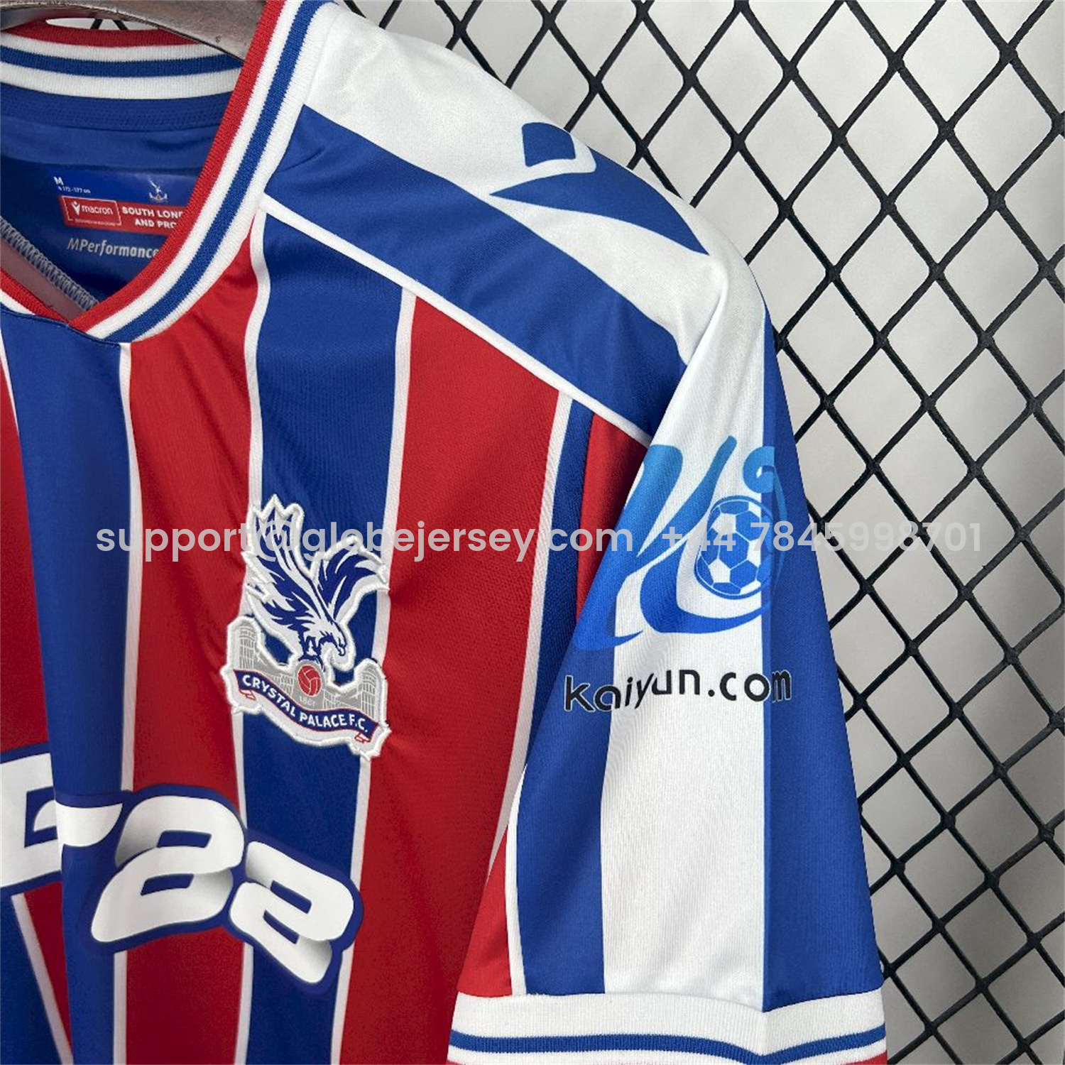 GlobeJersey-Crystal Palace 25-26 Home Jersey - Fans Version