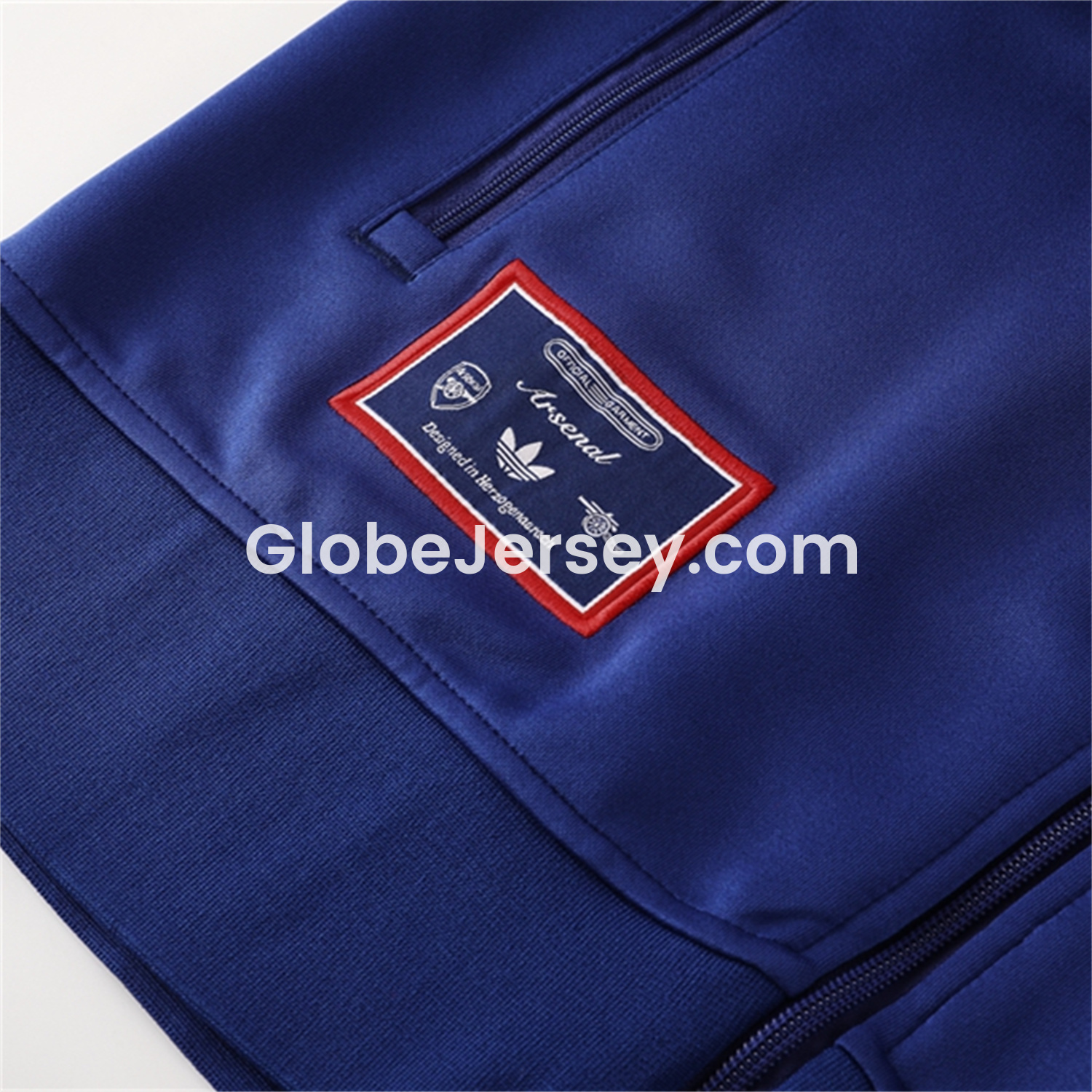 GlobeJersey-Arsenal 25-26 Throwback Trefoil Jacket Training Tracksuit - Royal Blue Jackets & Pants
