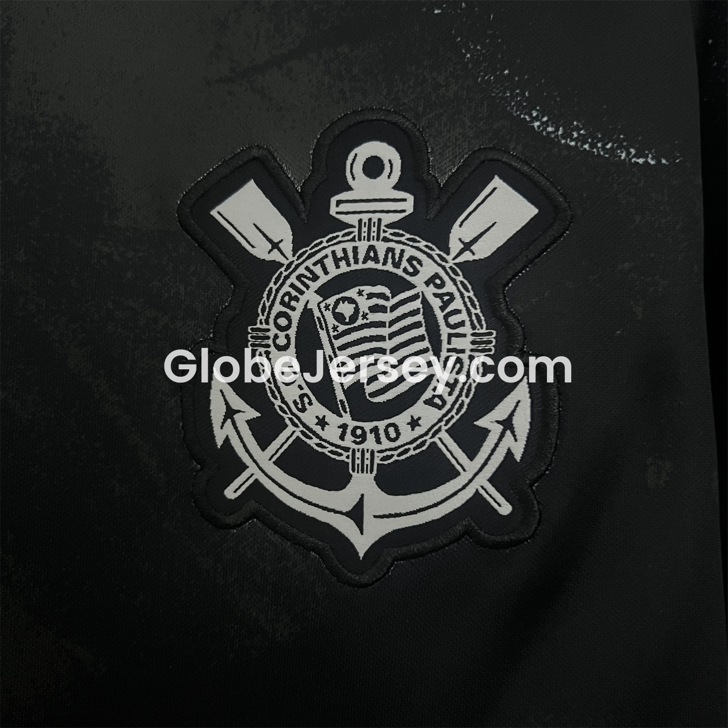 GlobeJersey-Corinthians 2025-26 Black Training Jersey - Fans Version