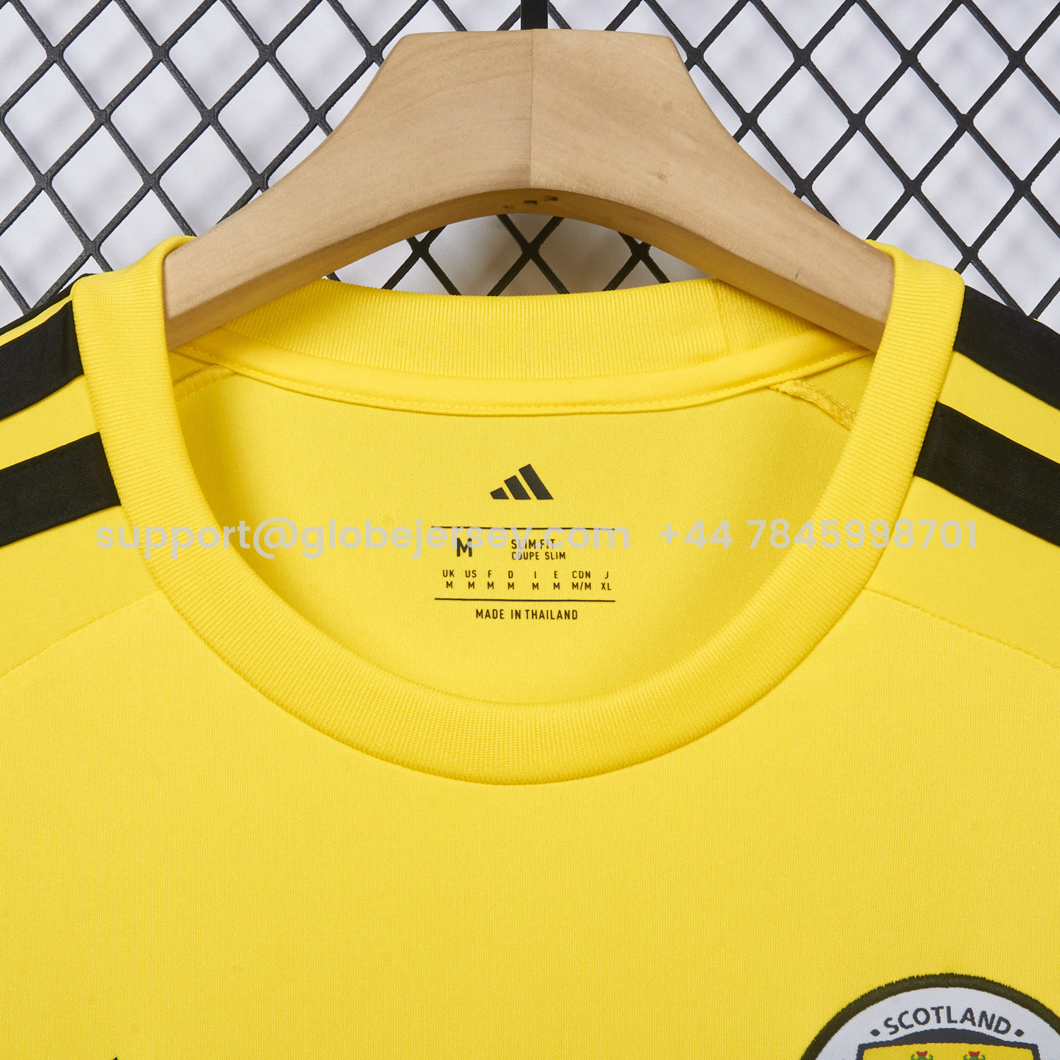 GlobeJersey-S-c-o.t l.a-n.d 2026 Yellow Goalkeeper Jersey - Fans Version