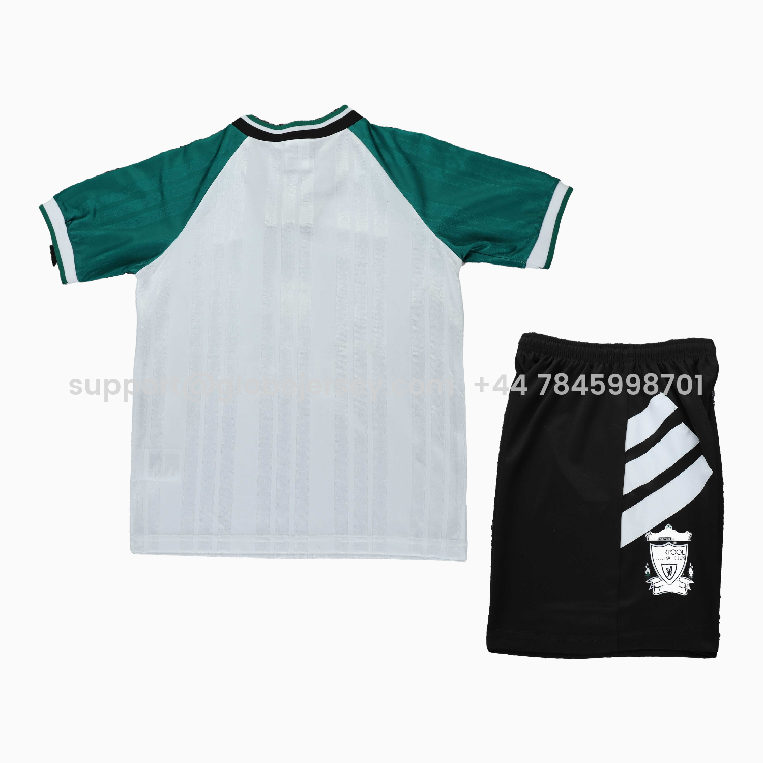GlobeJersey-Retro Liver.pool 1993-95 Away Kids Kit