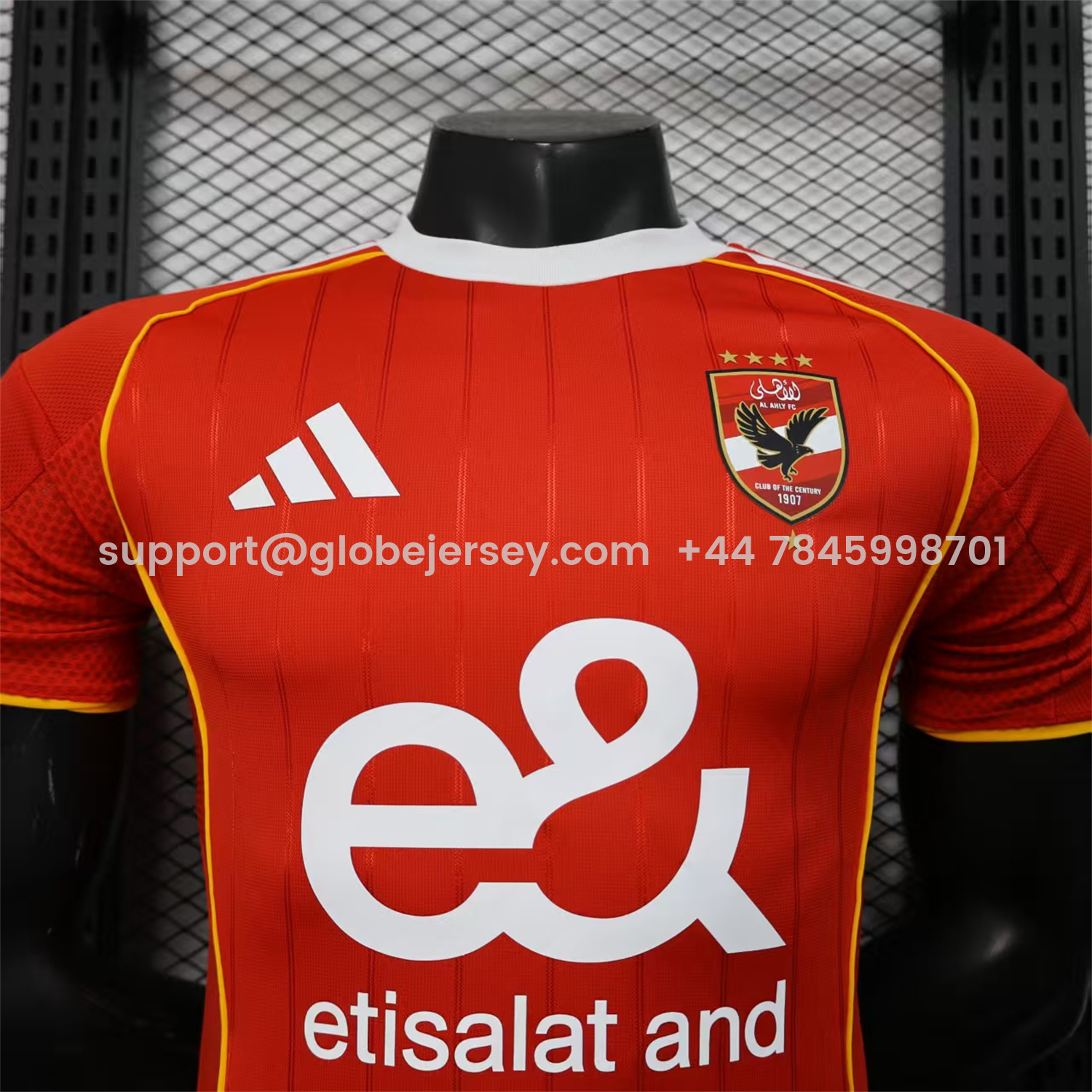 GlobeJersey-Al Ahly SC 25-26 Home Jersey - Player Version